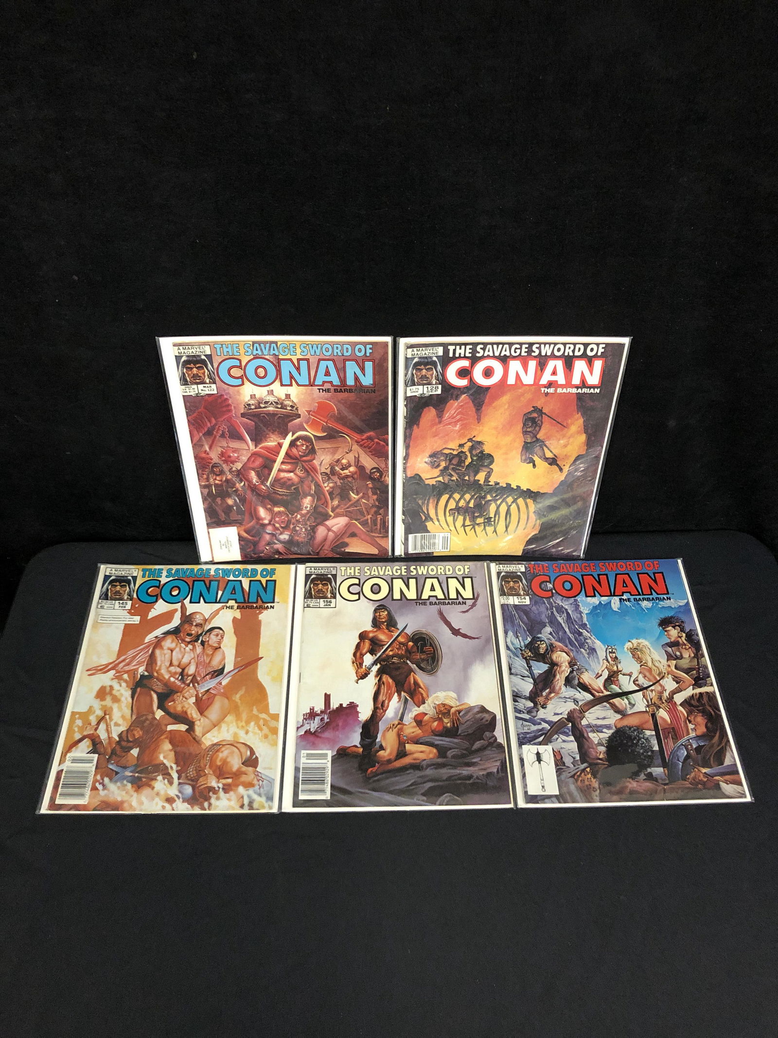 THE SAVAGE SWORD OF CONAN THE BARBARIAN COMIC BOOK LOT (MARVEL MAGAZINE) (1 of 1)