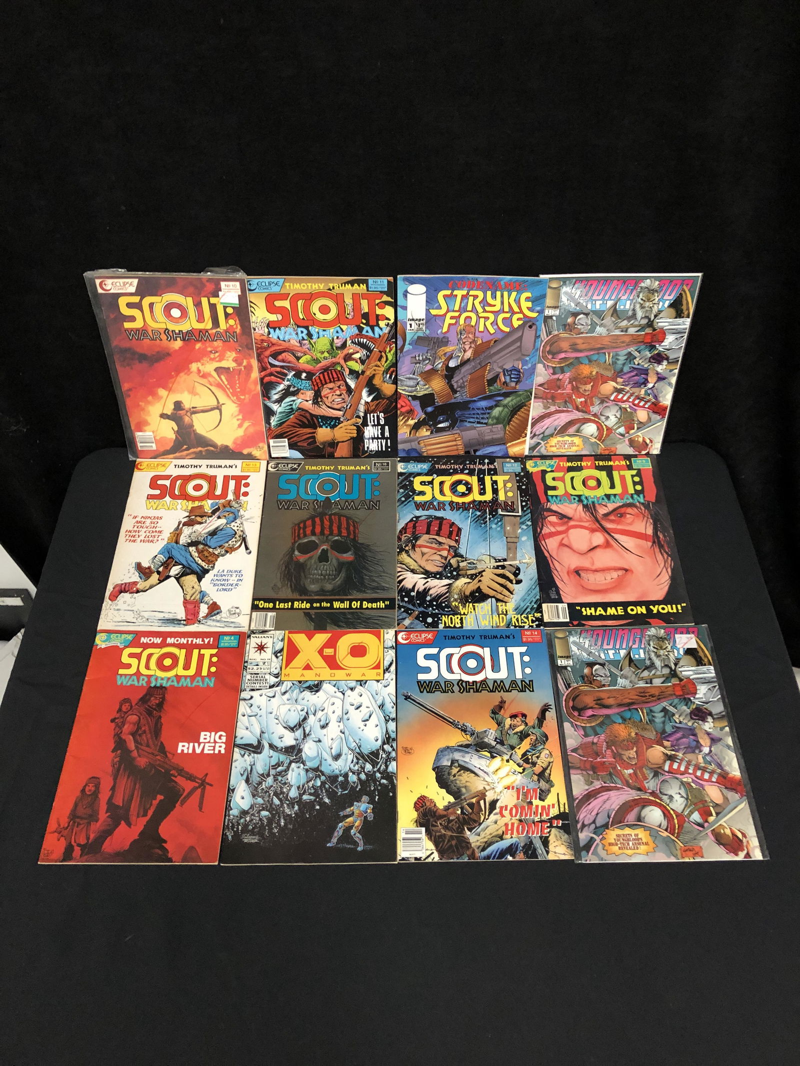 SCOUT: WAR SHAMAN COMIC BOOK LOT (ECLIPSE COMICS) (1 of 1)