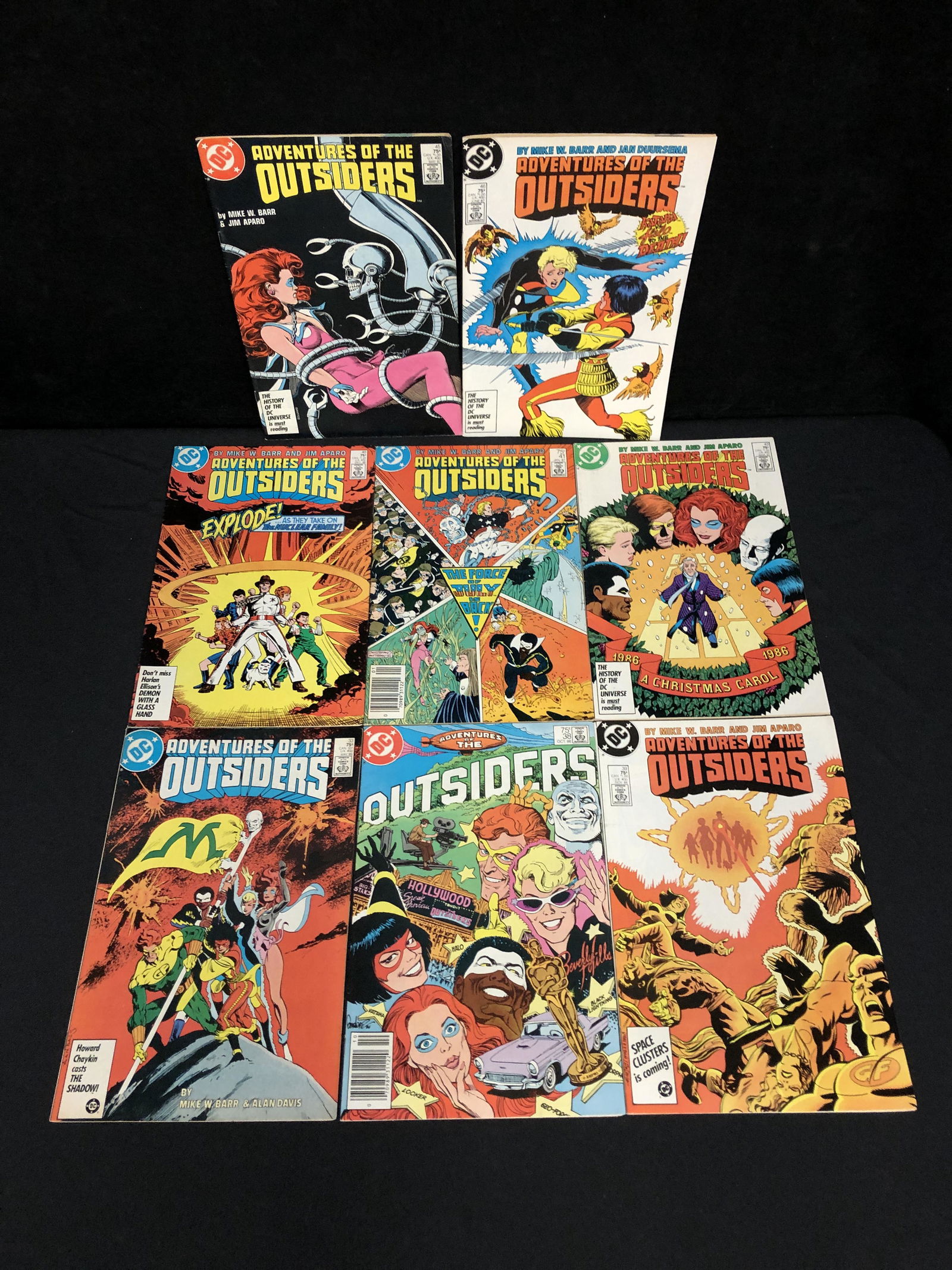 ADVENTURES OF THE OUTSIDERS COMIC BOOK LOT (DC COMICS) (1 of 1)