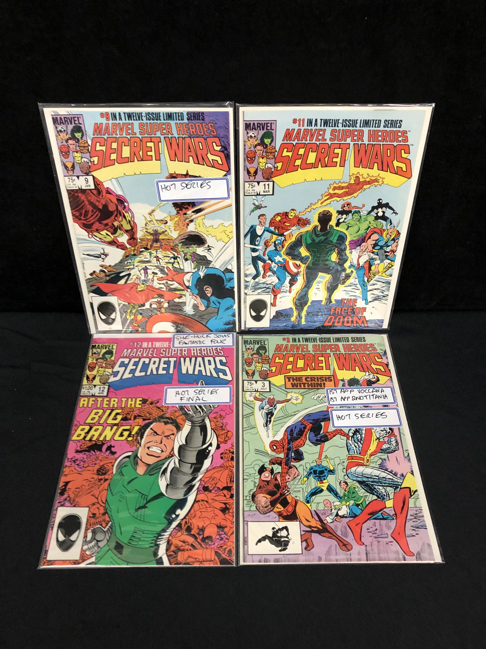 MARVEL SUPER HEROES SECRET WARS COMIC BOOK LOT (1 of 1)