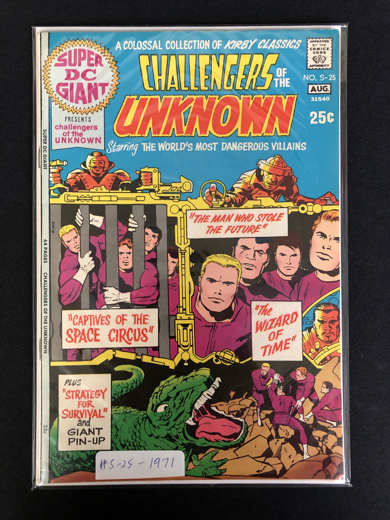 CHALLENGERS OF THE UNKNOWN NO.S-25 (SUPER DC GIANT) (1 of 1)