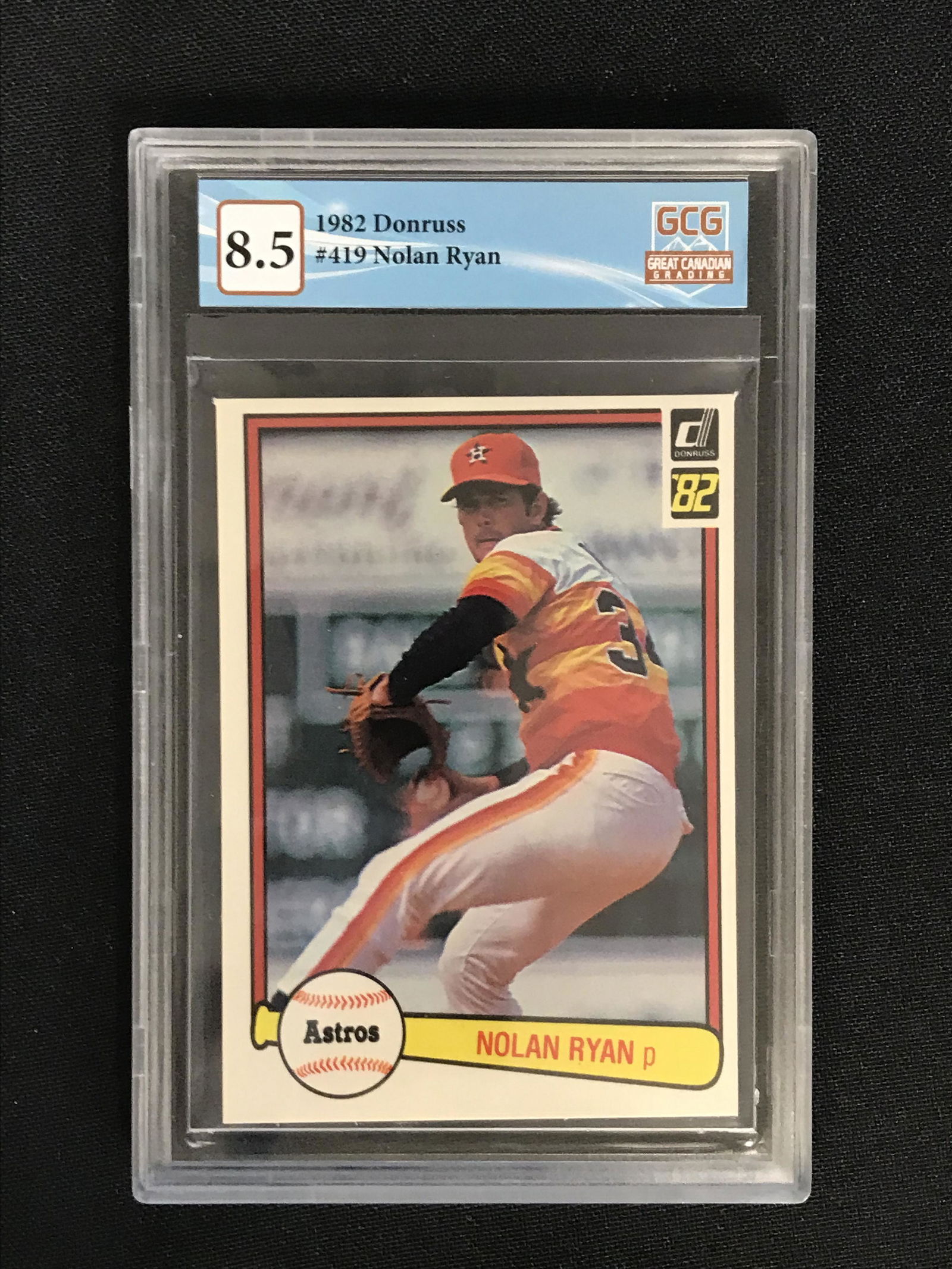 1982 DONRUSS NO.419 NOLAN RYAN (GCG 8.5) (1 of 2)