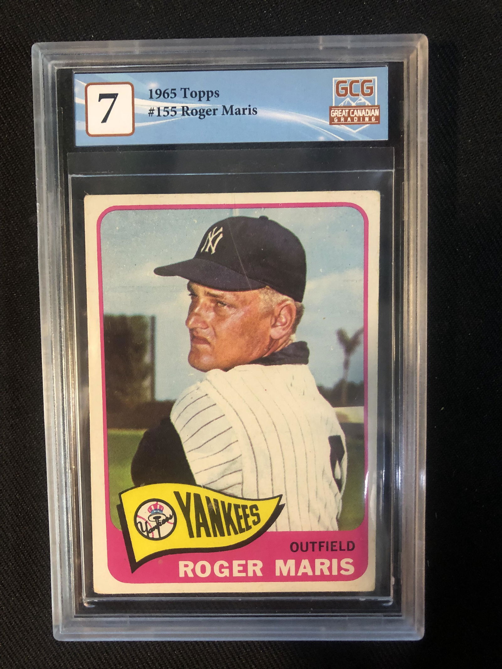 1963 TOPPS NO.155 ROGER MARIS (GCG 7) (1 of 2)
