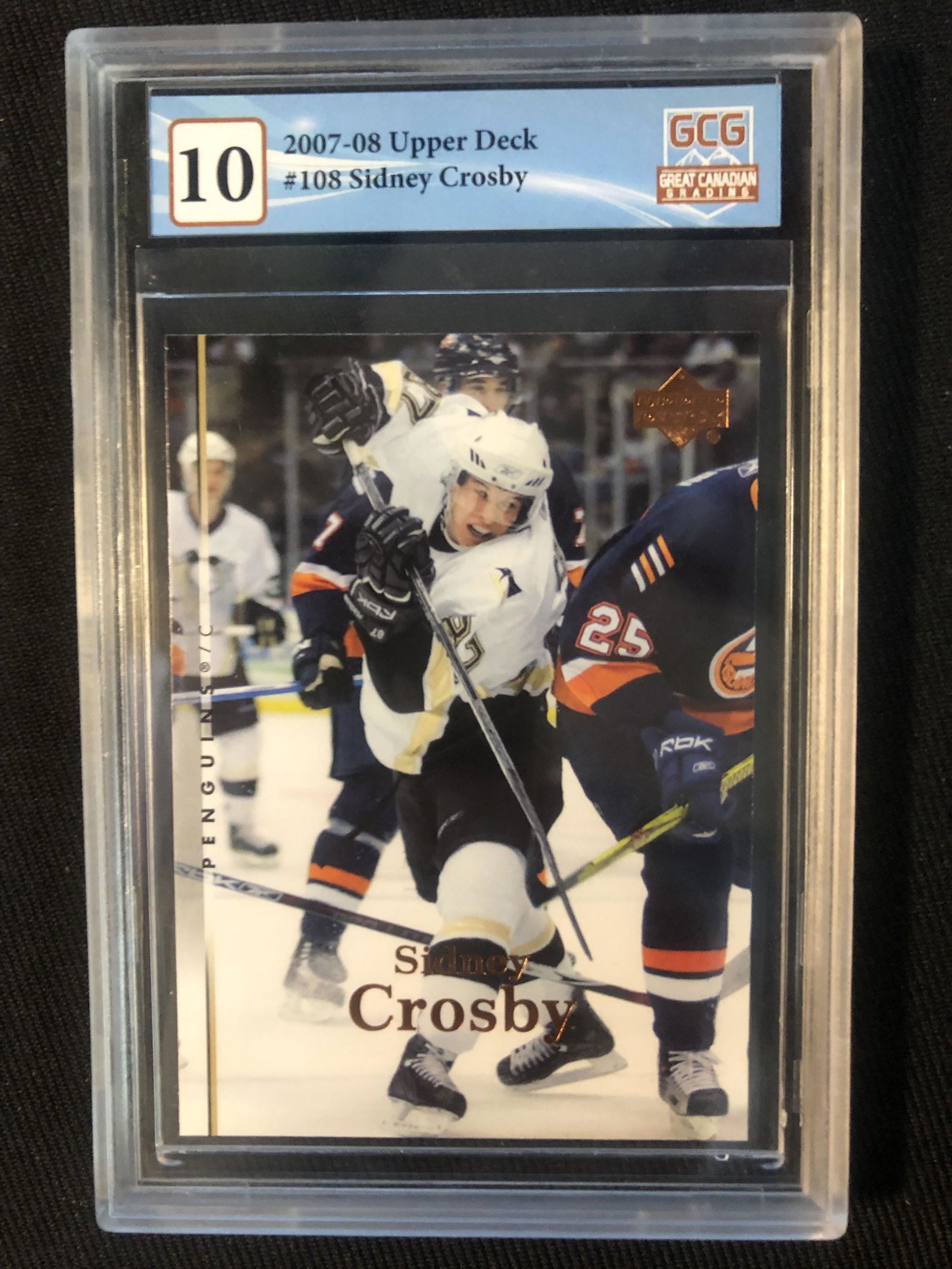2007-08 UPPER DECK NO.108 SIDNEY CROSBY (GCG 10) (1 of 1)