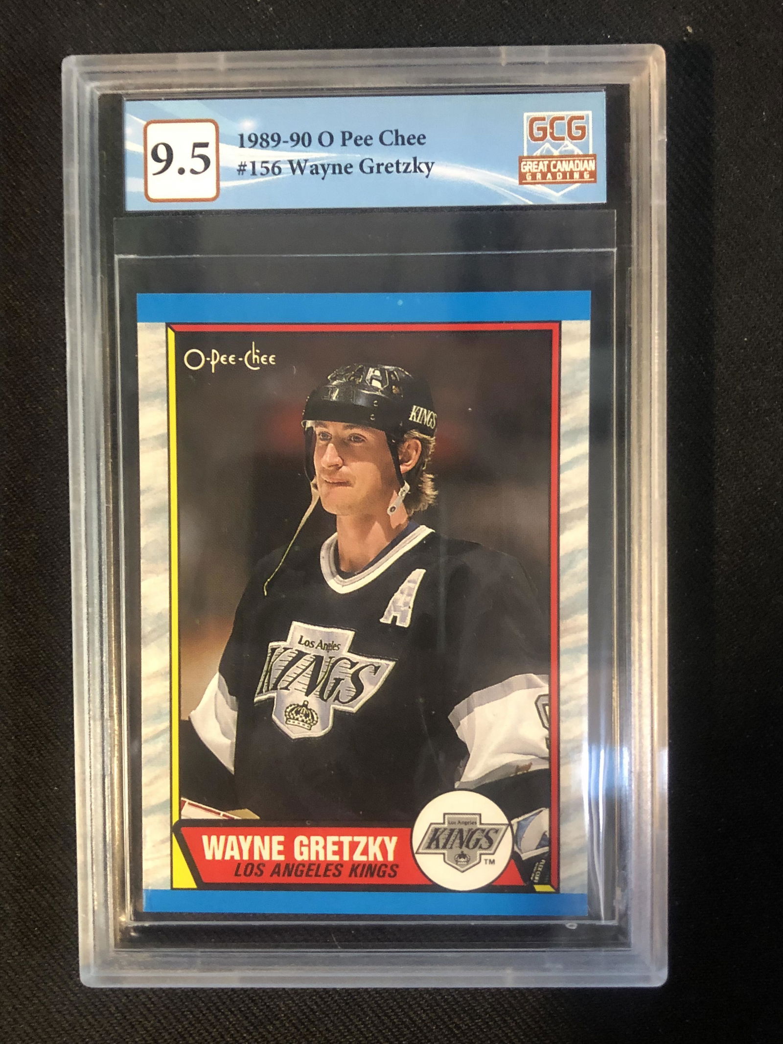 1989-90 O-PEE-CHEE NO.156 WAYNE GRETZKY (GCG 9.5) (1 of 1)