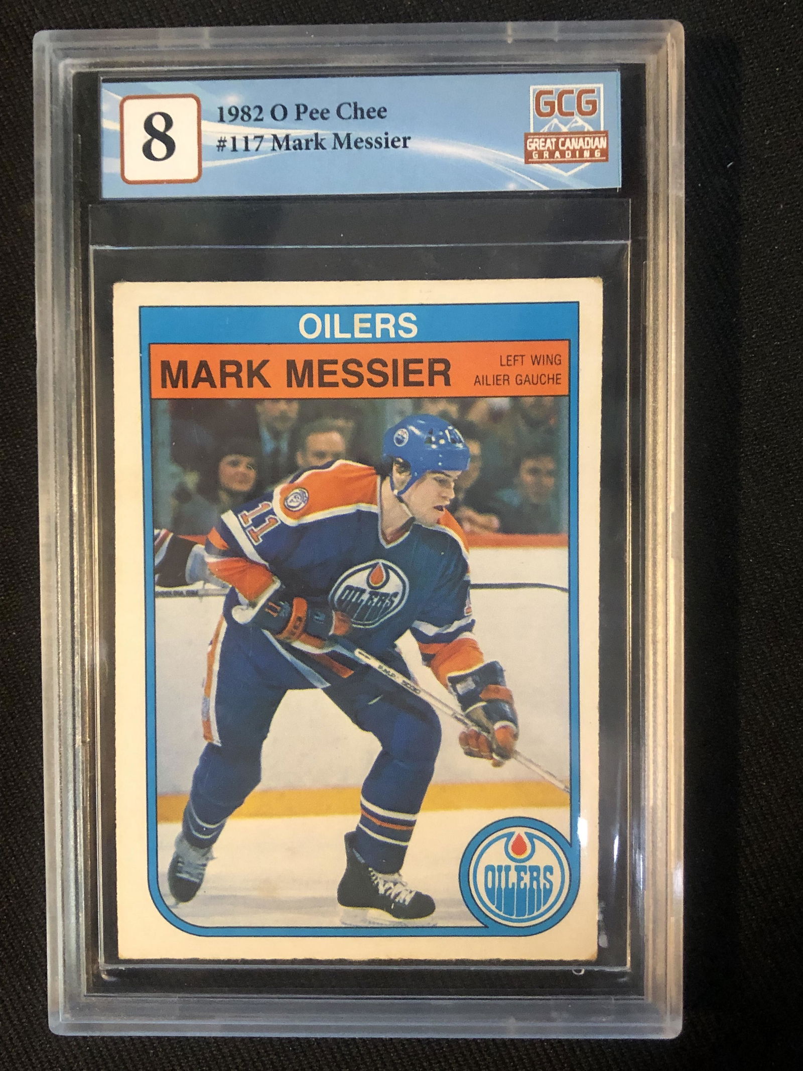 1982 O-PEE-CHEE NO.117 MARK MESSIER (GCG 8) (1 of 2)