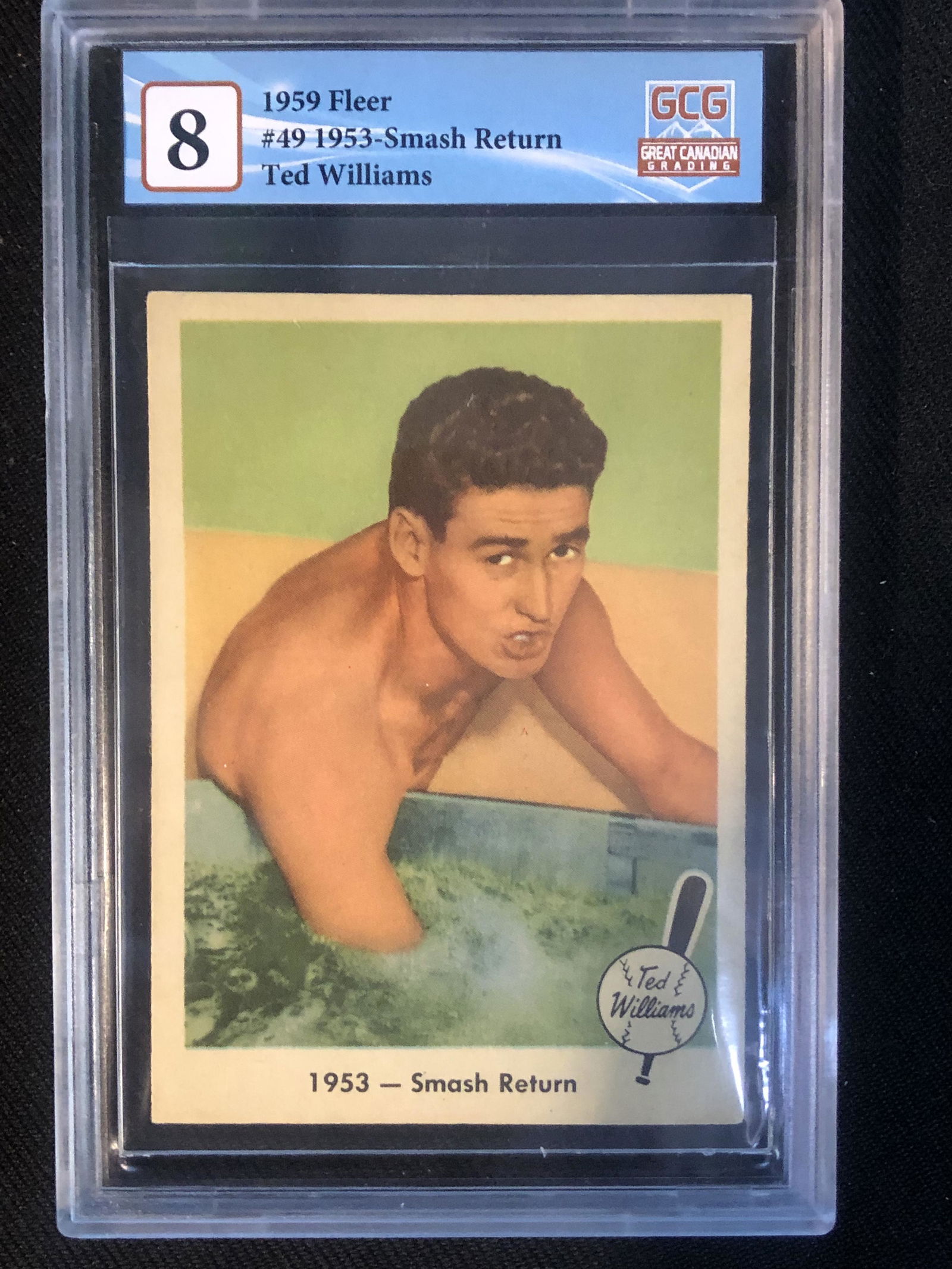 1959 FLEER NO.49 1953 SMASH RETURN TED WILLIAMS (GCG 8) (1 of 2)