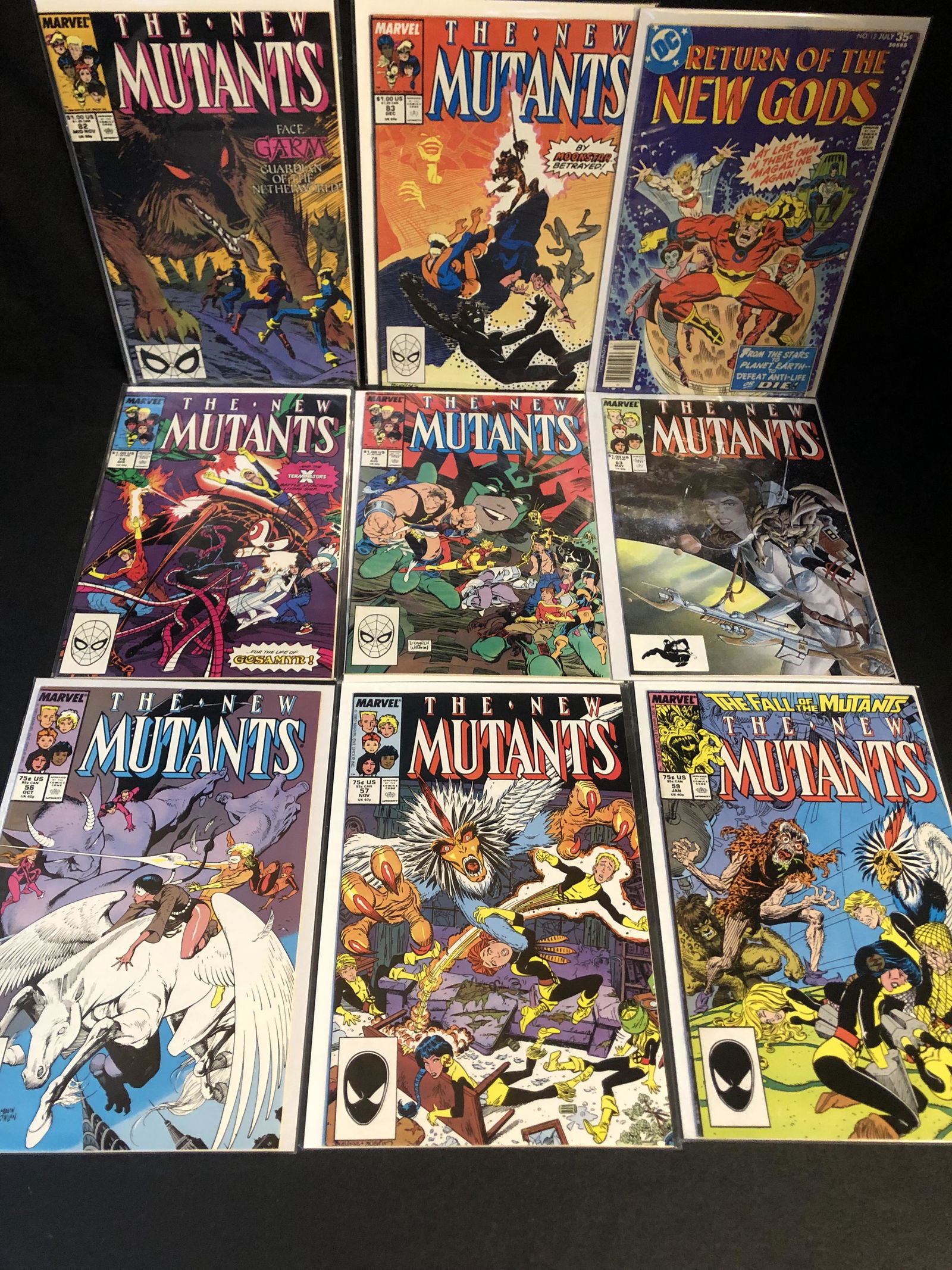 ASSORTED THE NEW MUTANTS COMIC BOOK LOT (1 of 1)