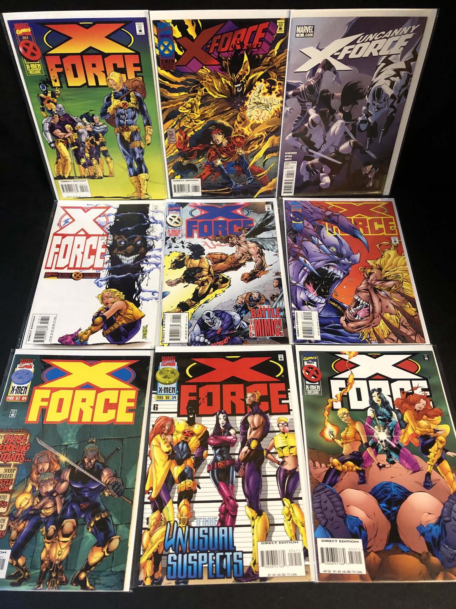 ASSORTED X-FORCE COMIC BOOK LOT (1 of 1)