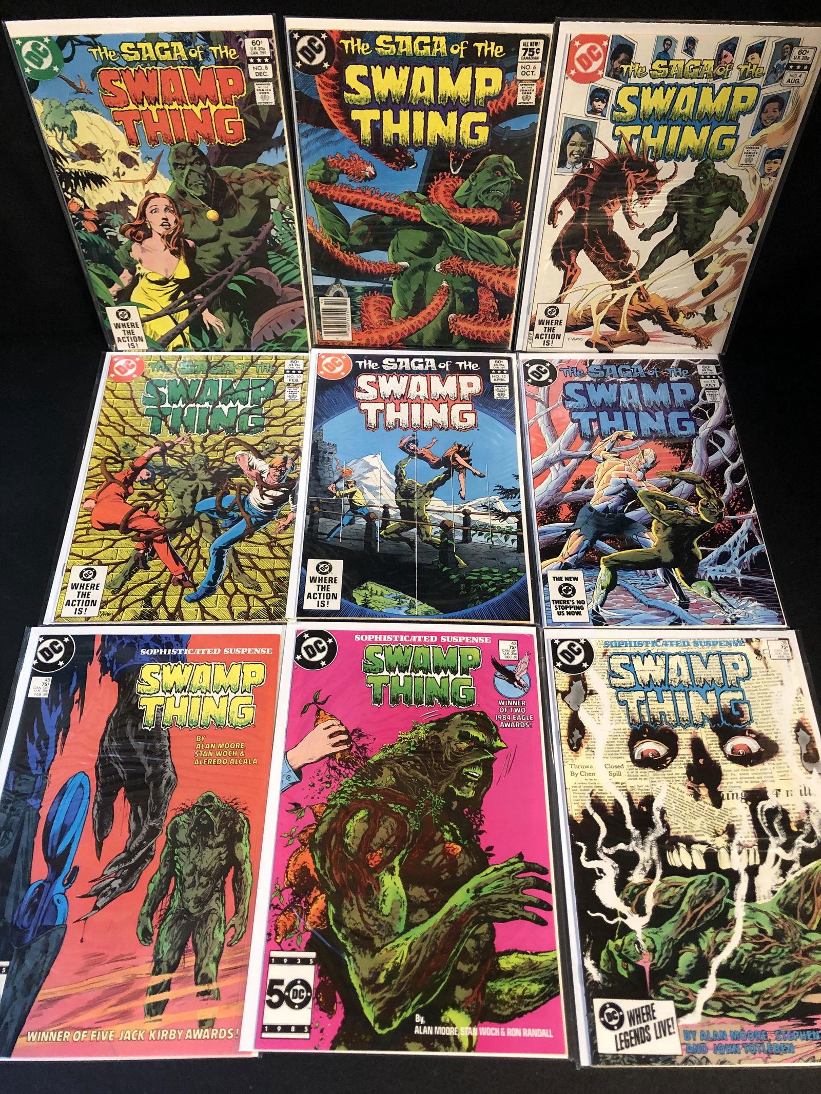 ASSORTED SWAMP THING COMIC BOOK LOT (1 of 1)
