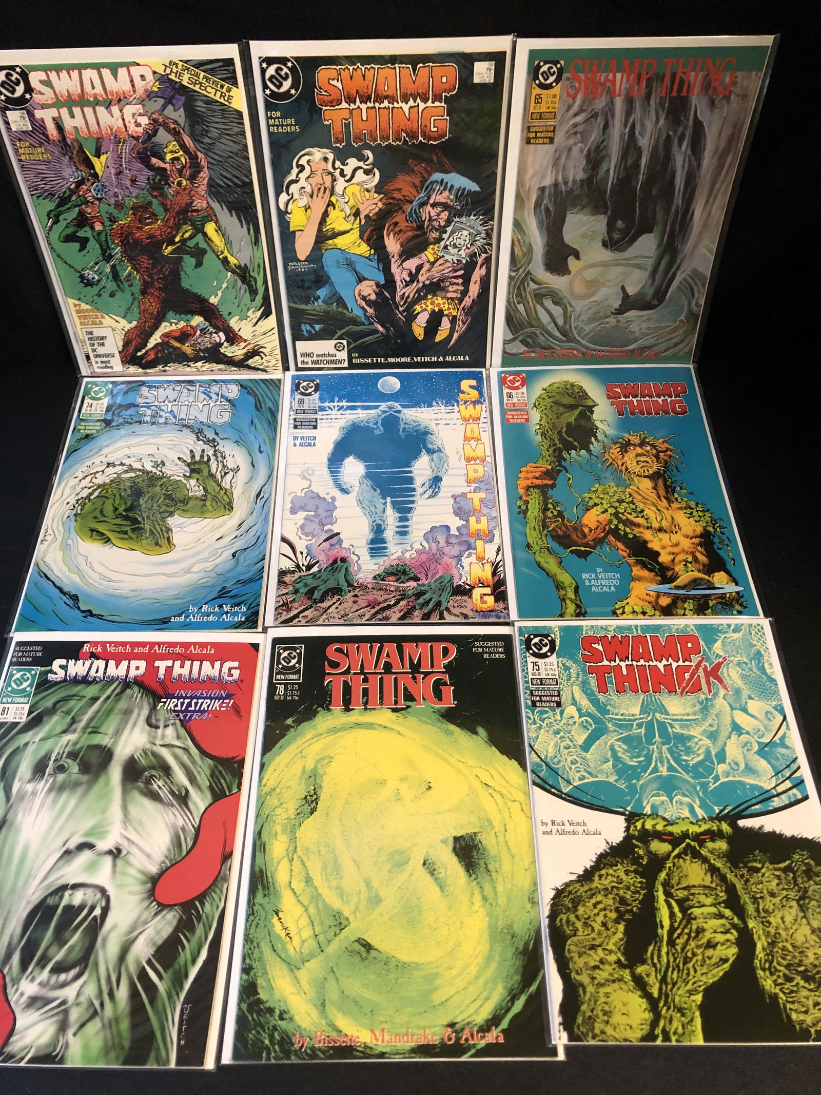 ASSORTED SWAMP THING COMIC BOOK LOT (1 of 1)