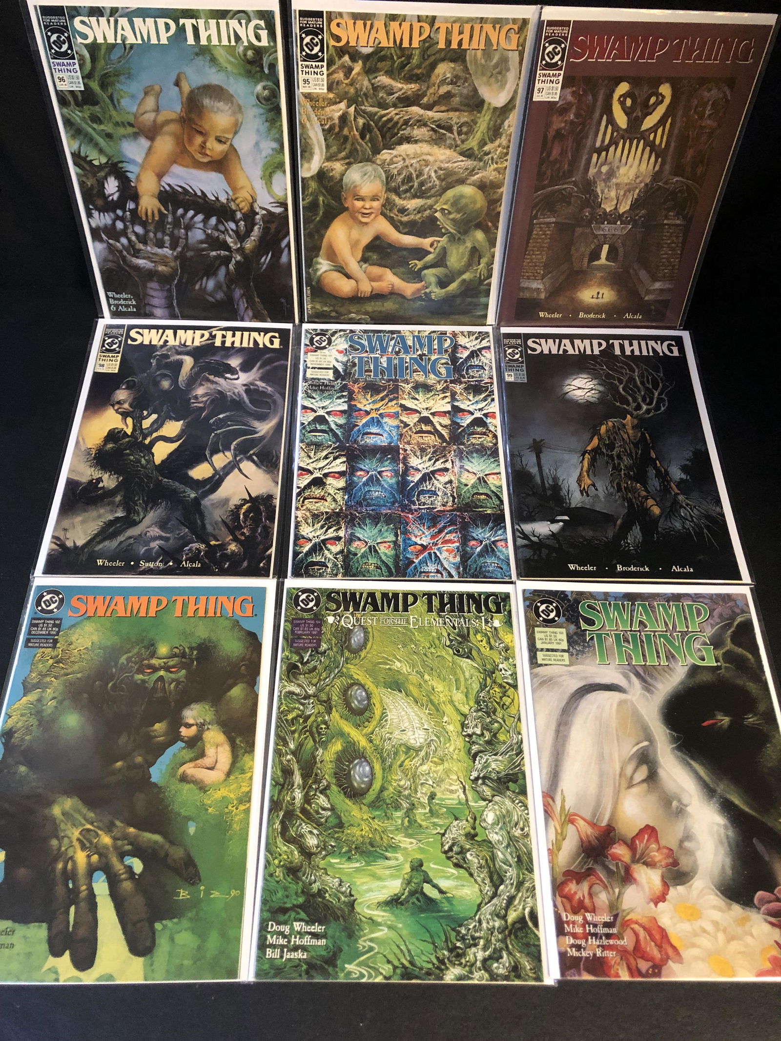 ASSORTED SWAMP THING COMIC BOOK LOT (1 of 1)