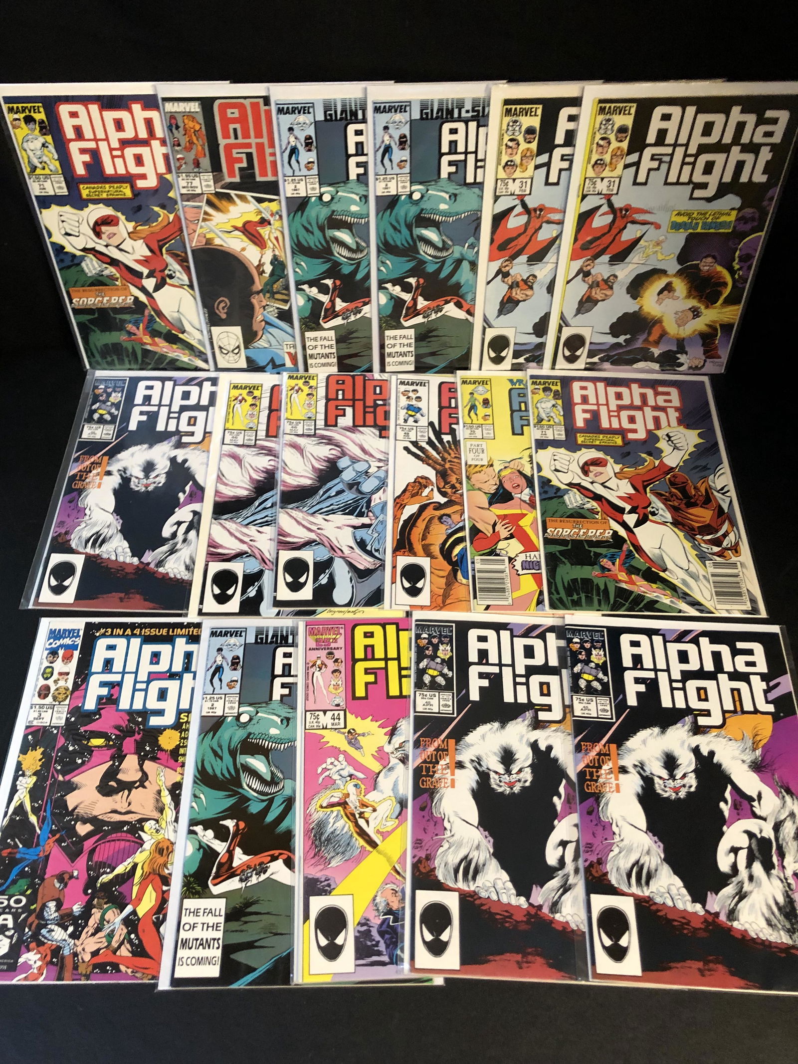ASSORTED ALPHA FLIGHT COMIC BOOK LOT (1 of 1)