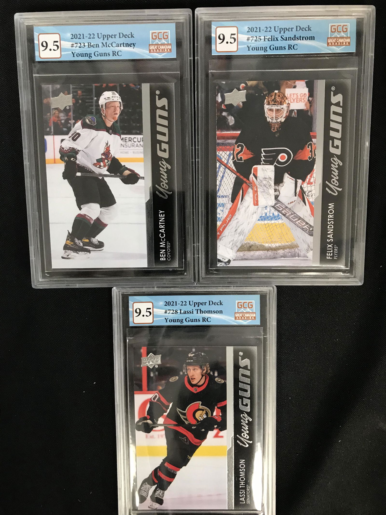 GCG HIGH GRADE UPPER DECK HOCKEY ROOKIE CARD LOT (1 of 1)