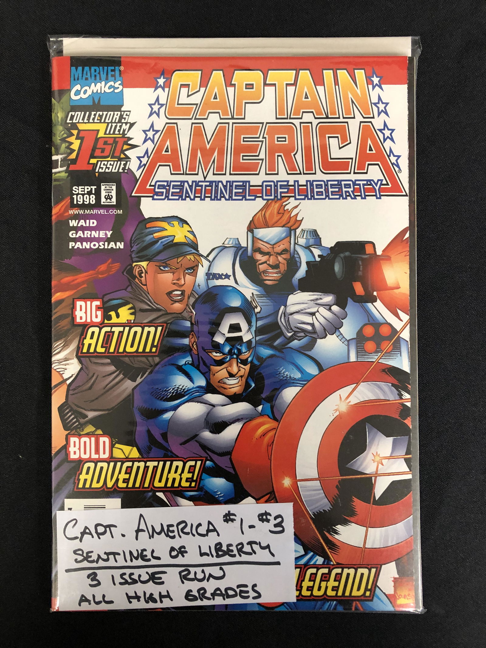 CAPTAIN AMERICA: SENTINAL OF LIBERTY NO.1-3 (MARVEL COMICS) (1 of 1)