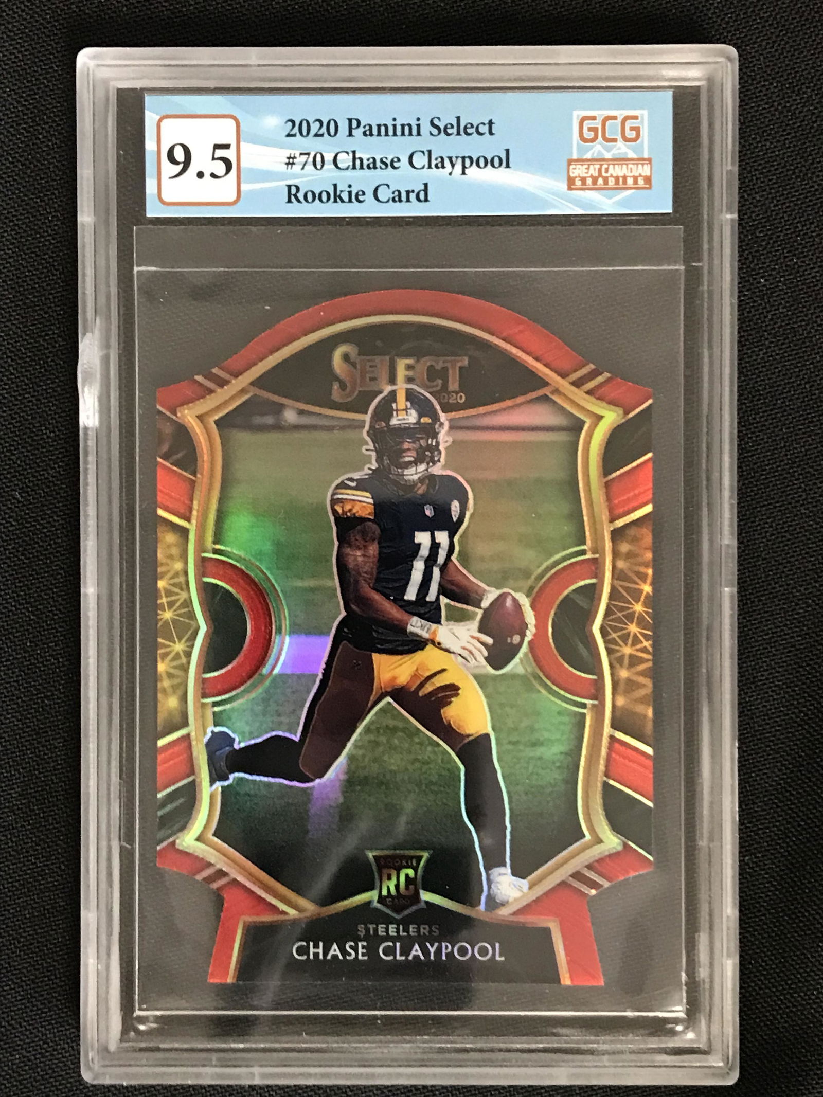 2020 PANINI SELECT NO.70 CHASE CLAYPOOL RC (GCG 9.5) (1 of 2)