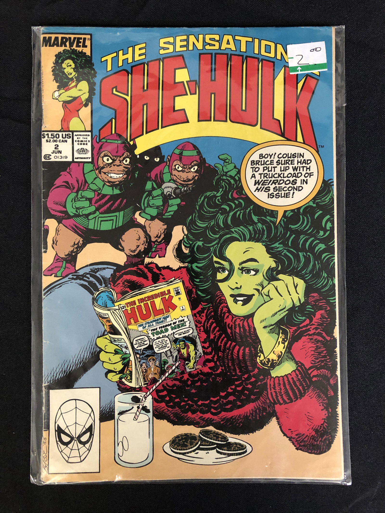 MARVEL COMICS SENSATIONAL SHE HULK NO.2 (1 of 1)