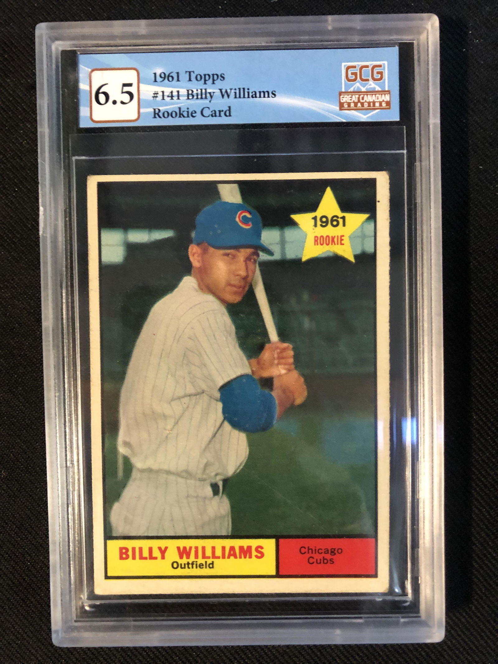 1961 TOPPS NO.141 BILLY WILLIAMS RC (GCG 6.5) (1 of 2)