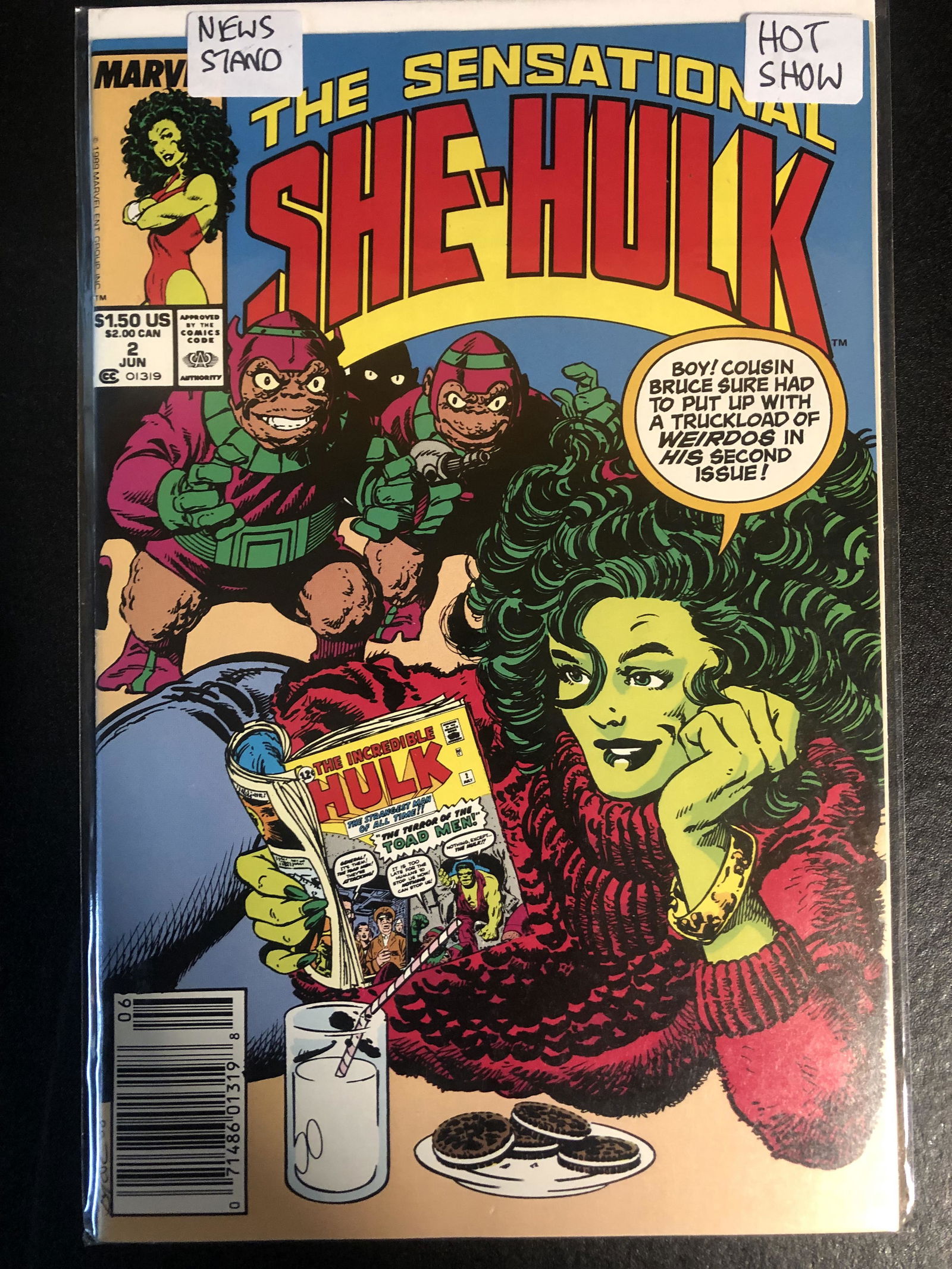 MARVEL COMICS THE SENSATIONAL SHE HULK NO.2 (1 of 1)