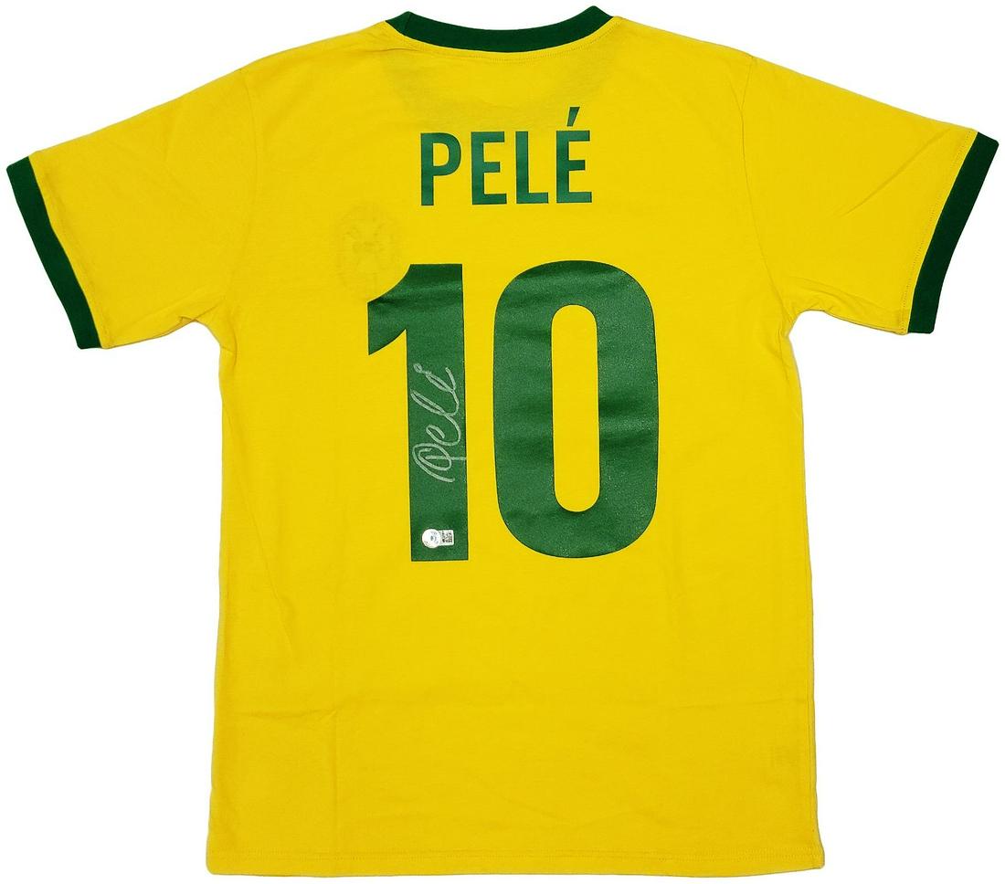 CBD Brazil Pele Autographed Yellow Jersey (Beckett): CBD Brazil Pele Autographed Yellow Jersey (Beckett)