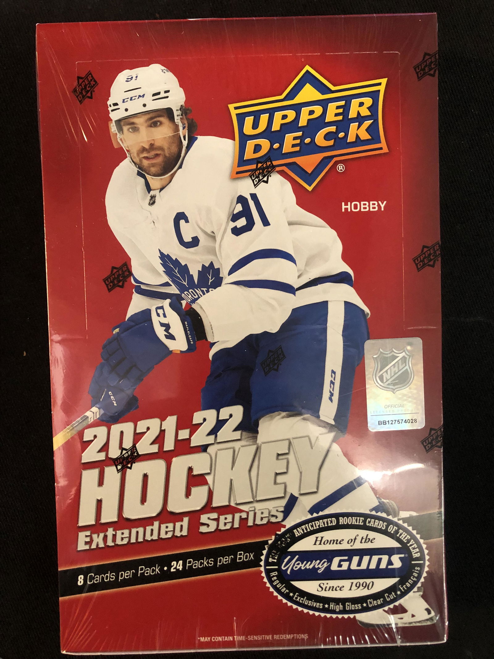 SEALED 2021-22 UPPER DECK EXTENDED HOBBY BOX (1 of 1)