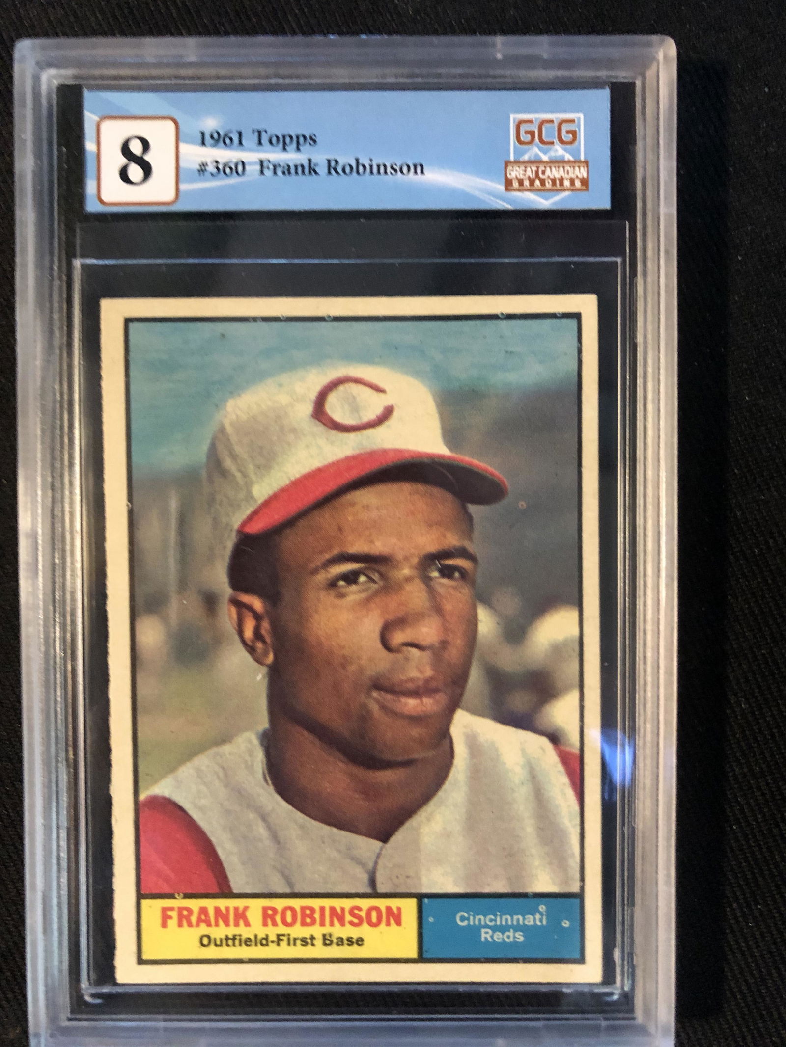 1961 TOPPS NO.360 FRANK ROBINSON (GCG 8) (1 of 2)