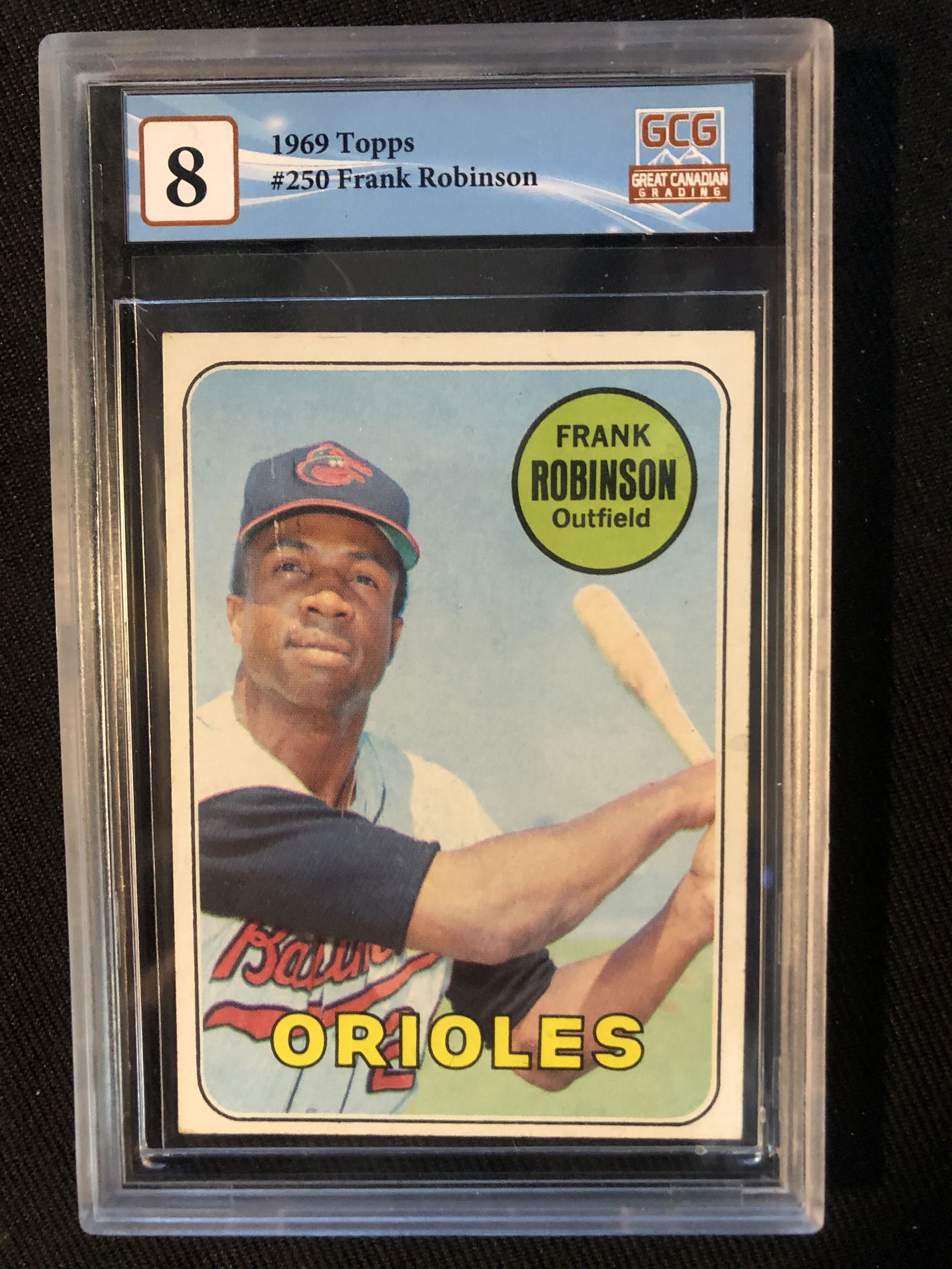 1969 TOPPS NO.250 FRANK ROBINSON (GCG 8) (1 of 2)