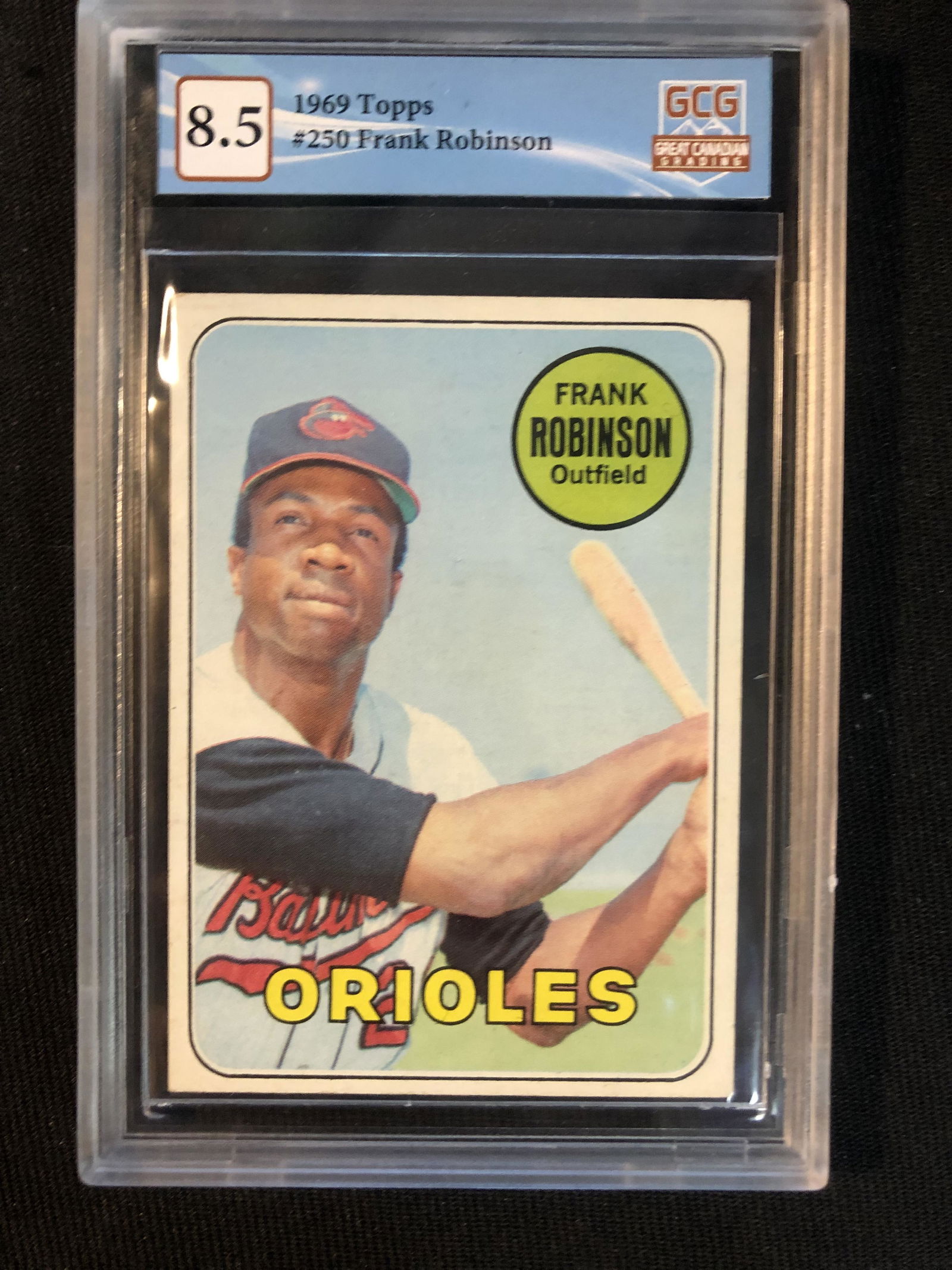 1969 TOPPS NO.250 FRANK ROBINSON (GCG 8.5) (1 of 2)