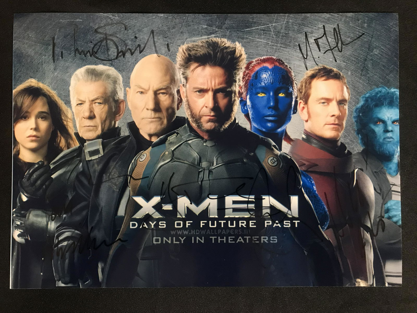 X-MEN days of Future Past CAST SIGNED 8X10 PHOTO (RA COA) (1 of 2)