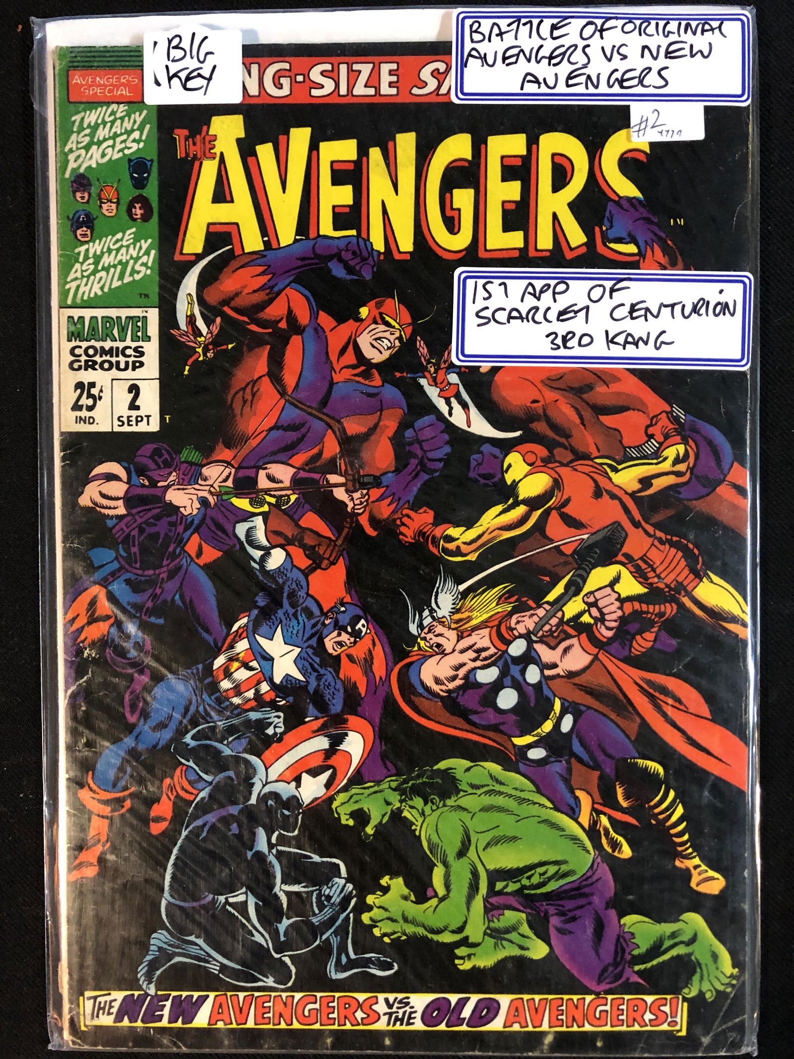 THE AVENGERS NO.2 (MARVEL COMICS) King-Size Special (1 of 1)