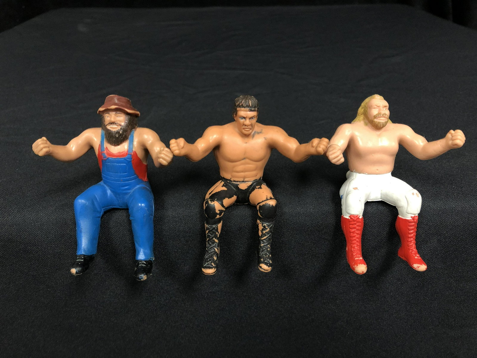 1980'S WWF THUMB WRESTLERS LOT: 1980'S WWF THUMB WRESTLERS LOT