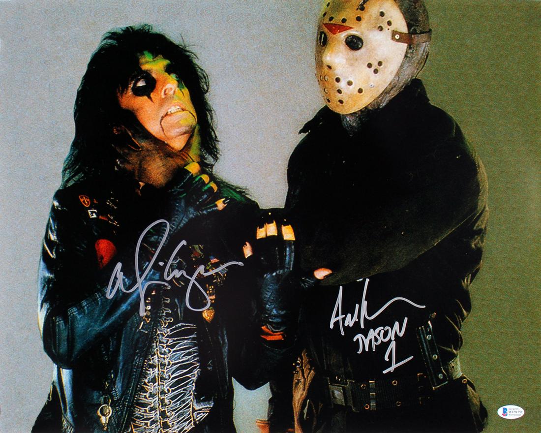 ALICE COOPER AND ARI LEHMAN SIGNED 8 X 10 (BECKETT COA) (1 of 1)