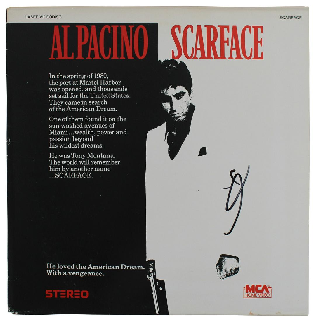 AL PACINO SIGNED SCARFCE LASER DISC (BECKETT COA) (1 of 2)