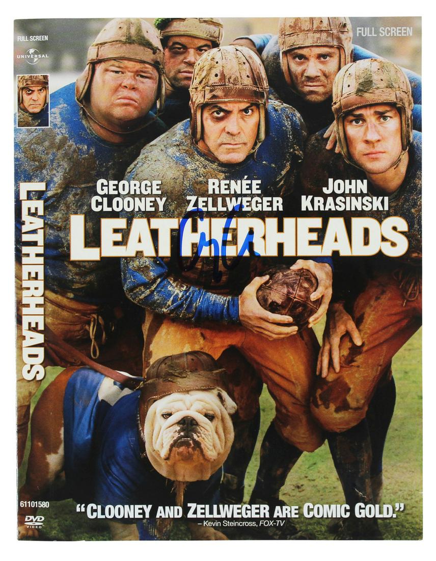 GEORGE CLOONEY SIGNED LEATHERHEADS DVD CASE (BECKETT COA) (1 of 3)