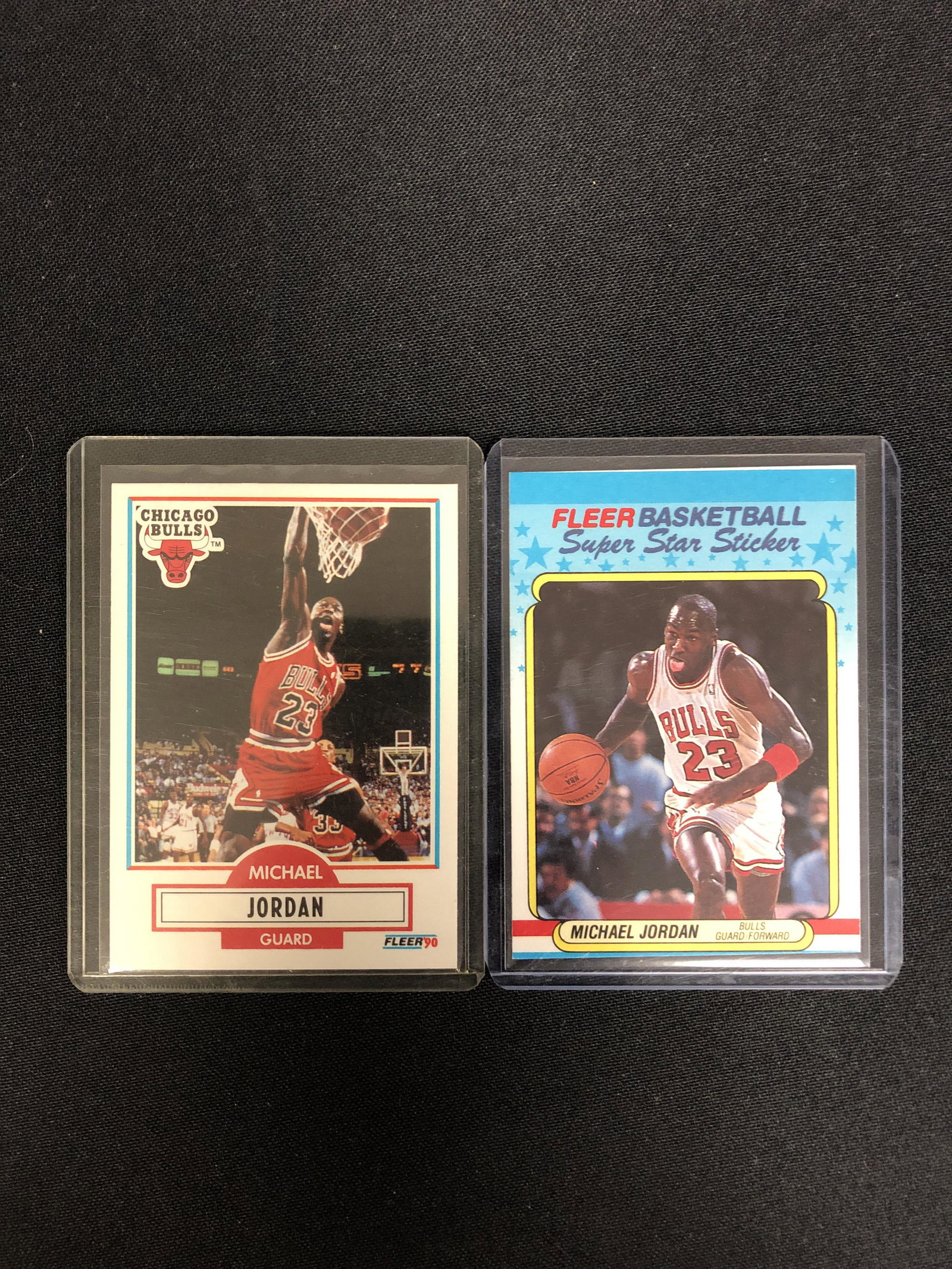 MICHAEL JORDAN NBA BASKETBALL TRADING CARD LOT: MICHAEL JORDAN NBA BASKETBALL TRADING CARD LOT