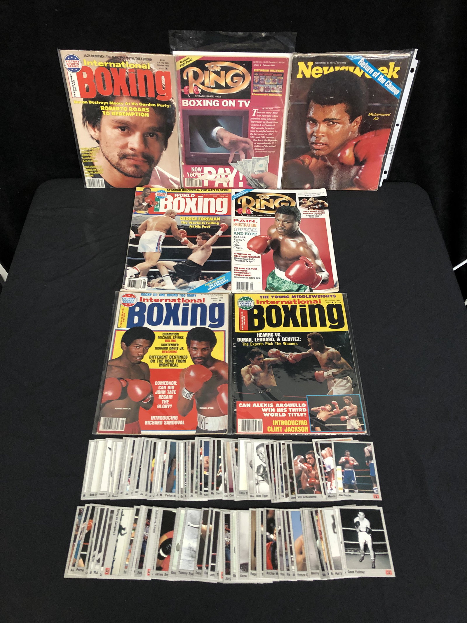 VINTAGE BOXING MAGAZINE LOT: VINTAGE BOXING MAGAZINE LOT