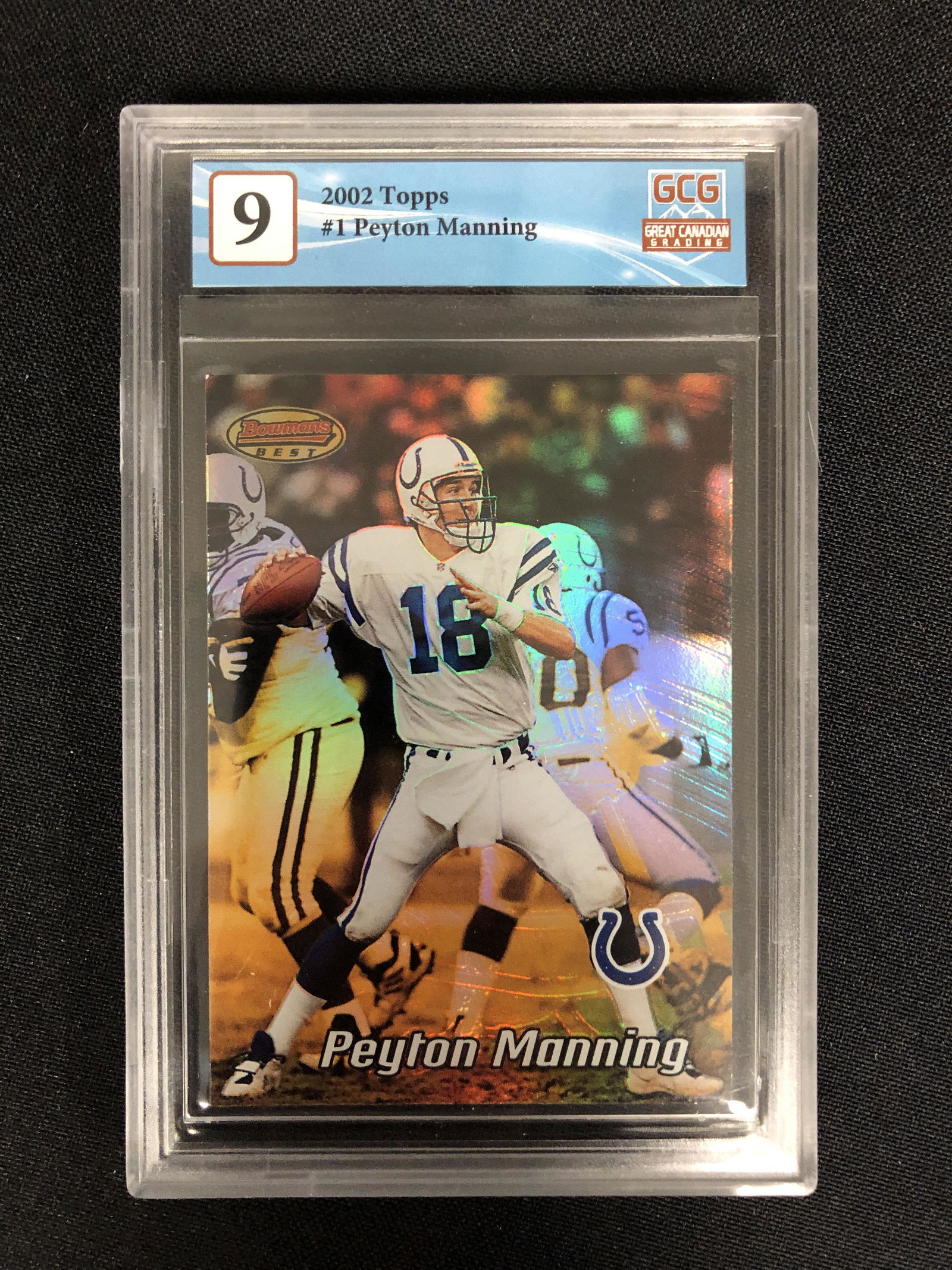 2002 TOPPS PEYTON MANNING (GCG 9) (1 of 2)