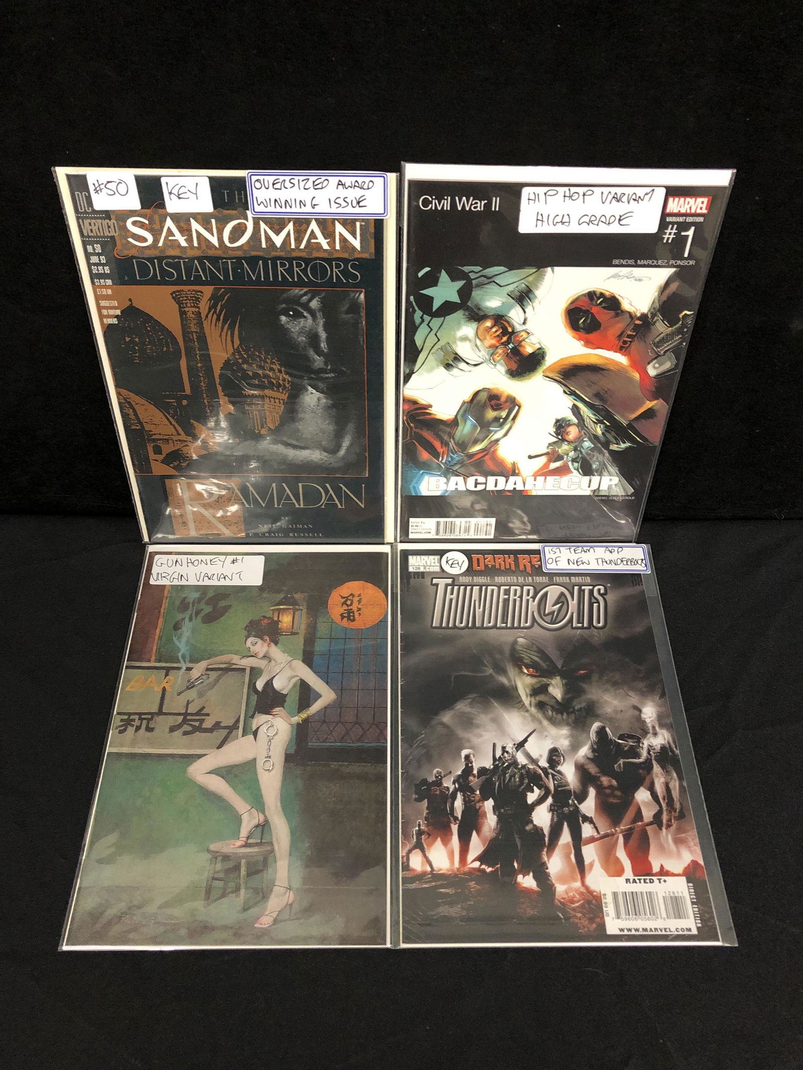 KEY COMIC BOOK LOT (SANDMAN, THUNDERBOLTS...) (1 of 1)