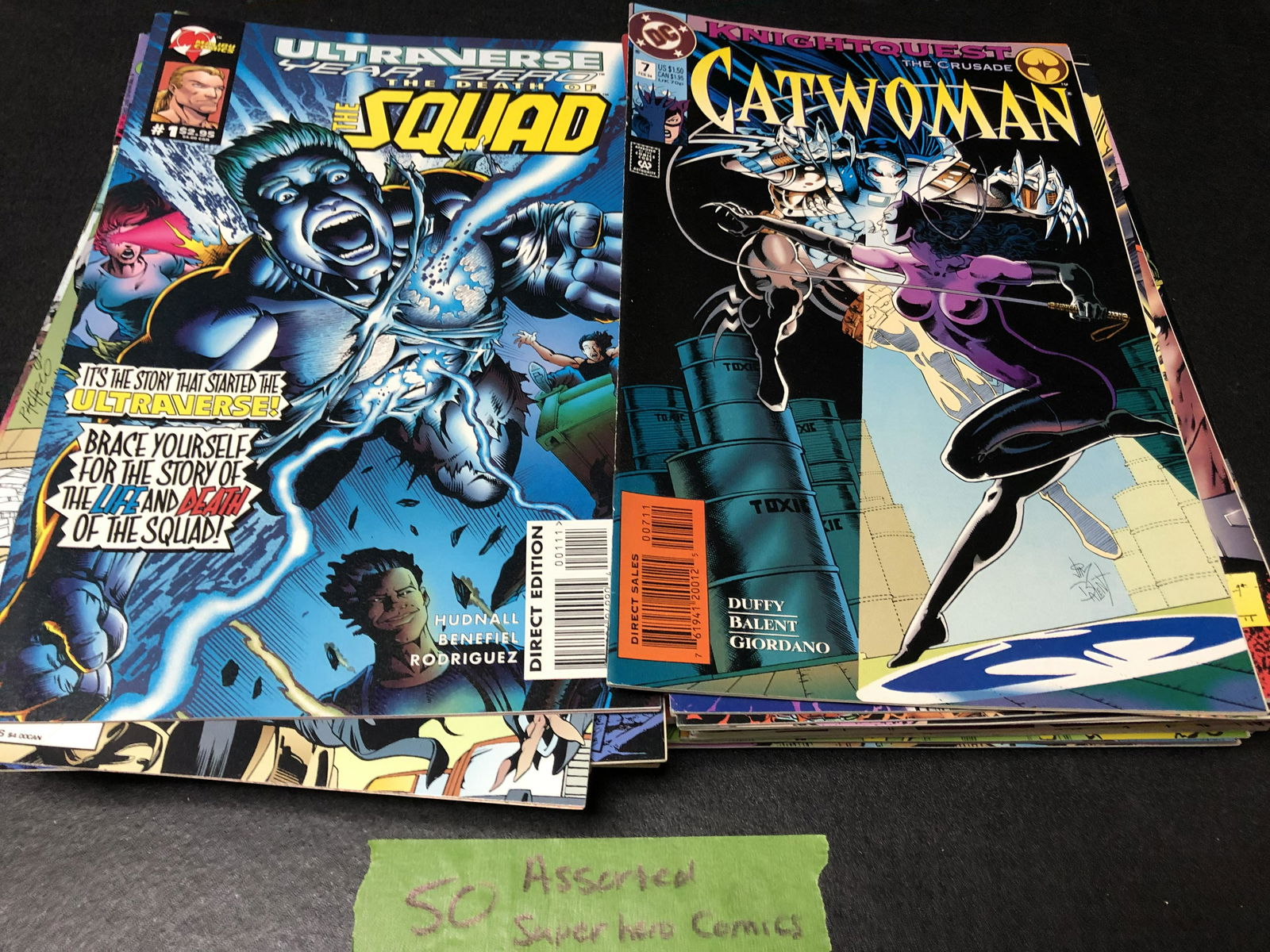 50 ASSORTED SUPER HERO COMIC BOOK LOT (1 of 1)