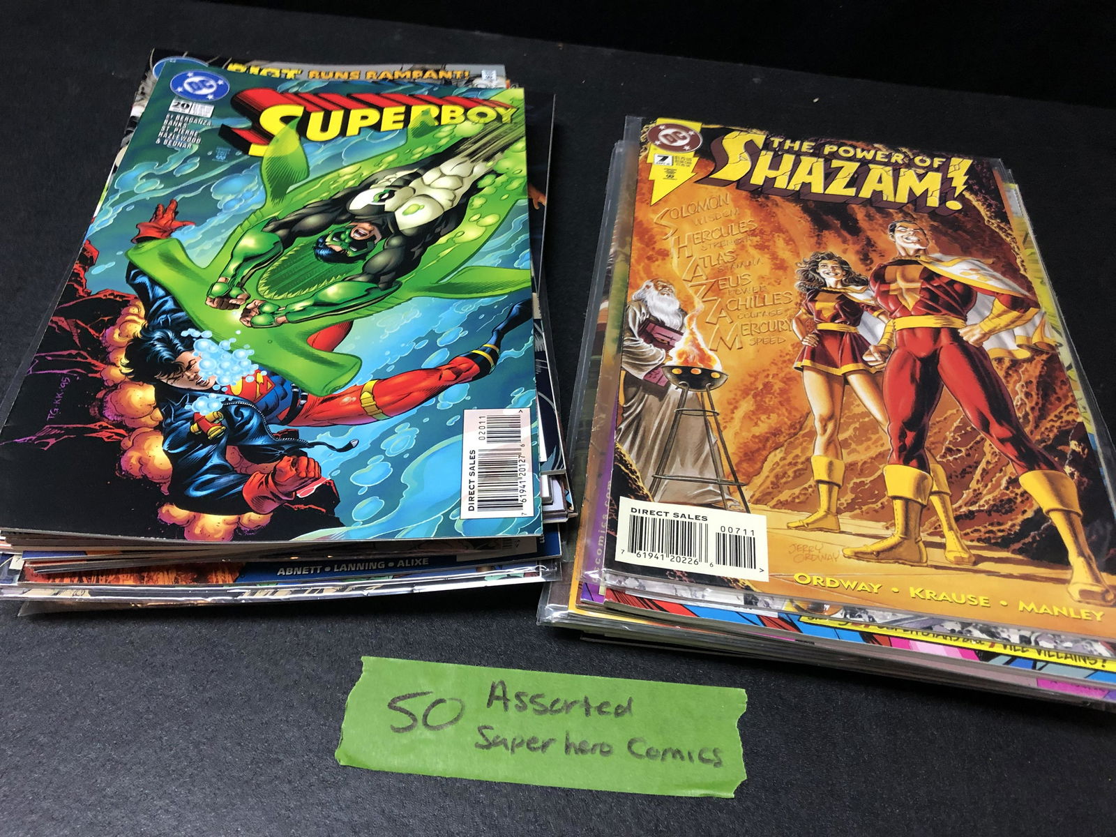 50 ASSORTED SUPER HERO COMIC BOOK LOT (1 of 1)