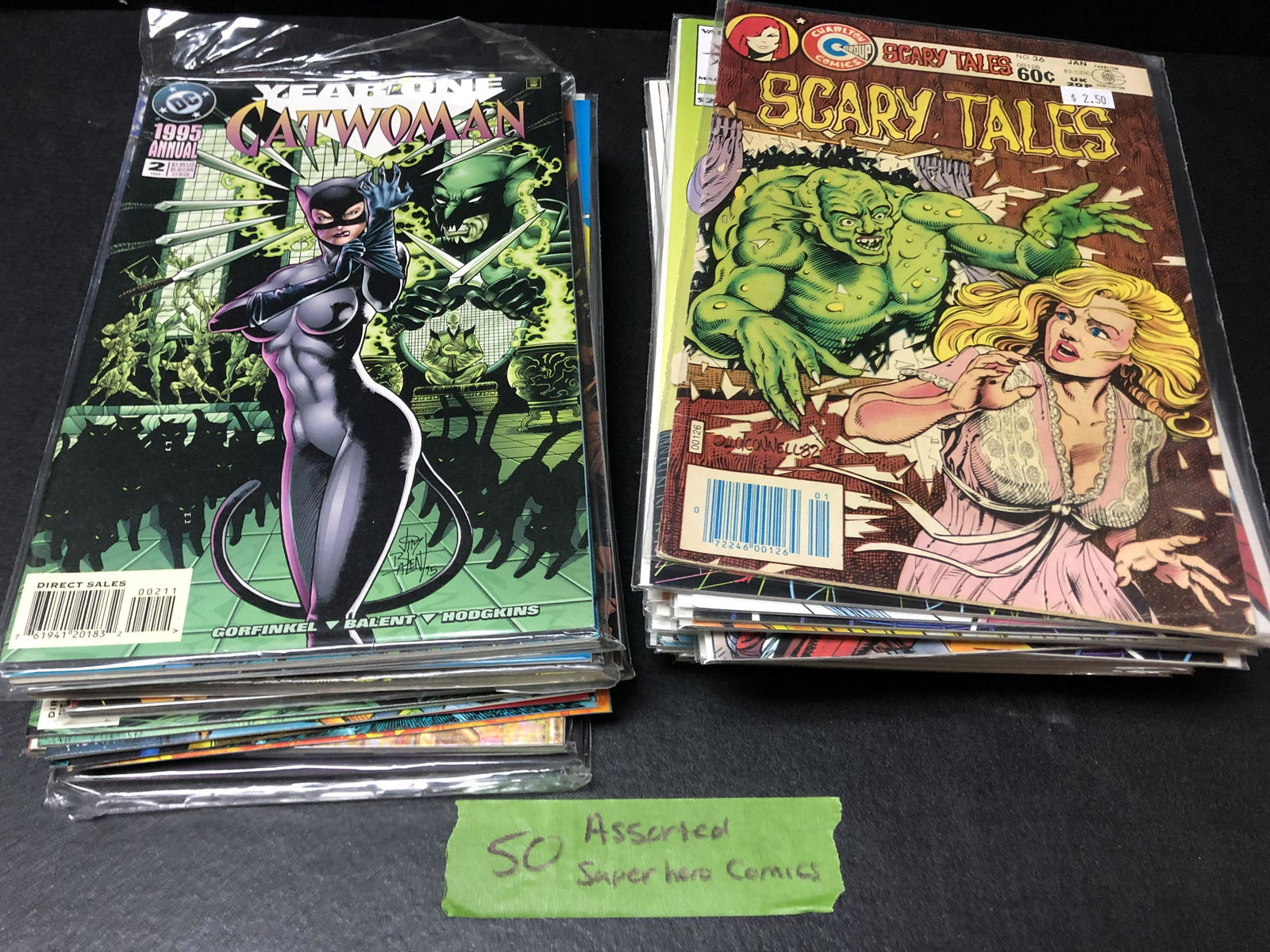 50 ASSORTED SUPER HERO COMIC BOOK LOT (1 of 1)