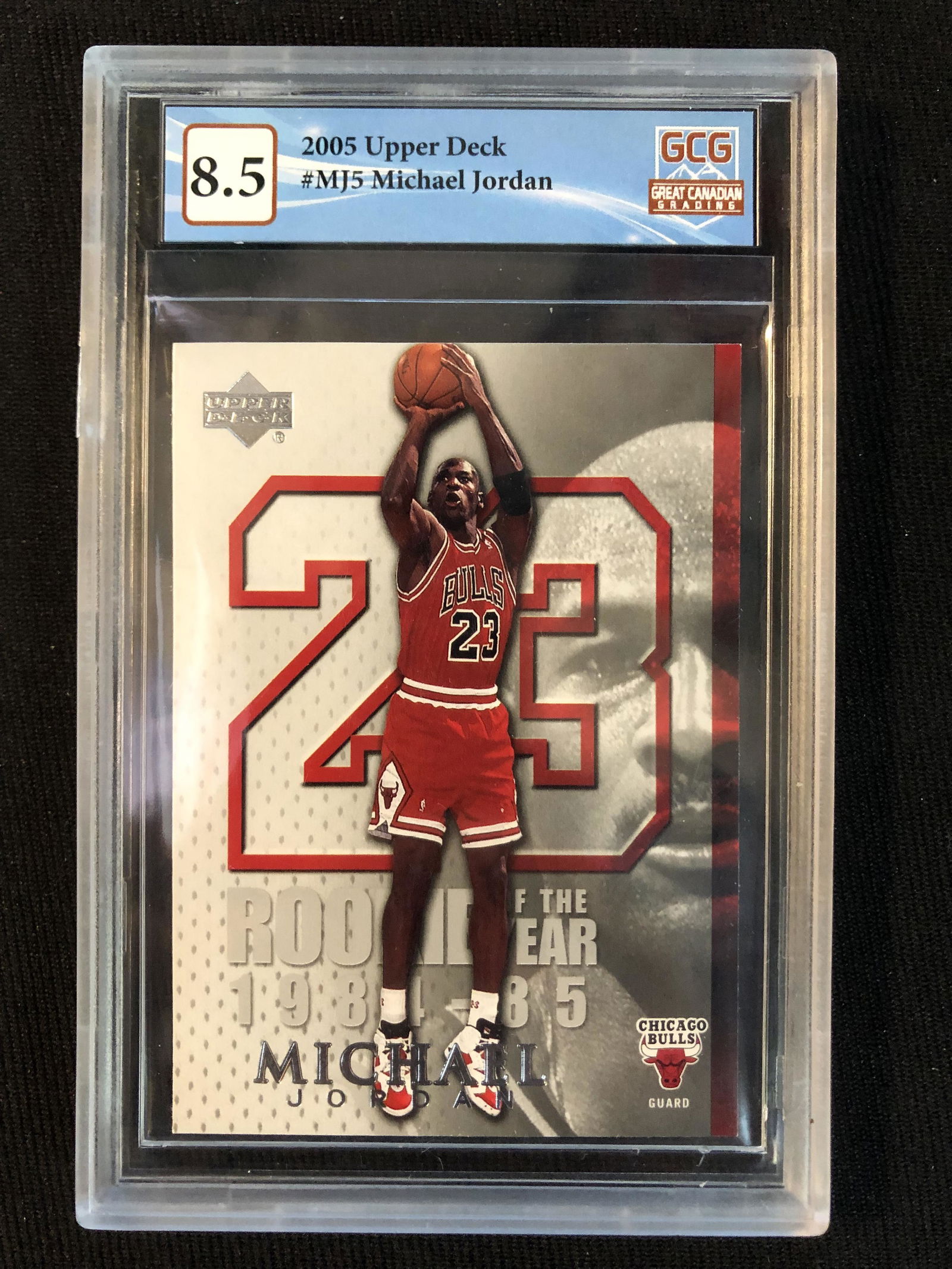2005 UPPER DECK MICHAEL JORDAN SLVER (GCG 8,5) (1 of 2)