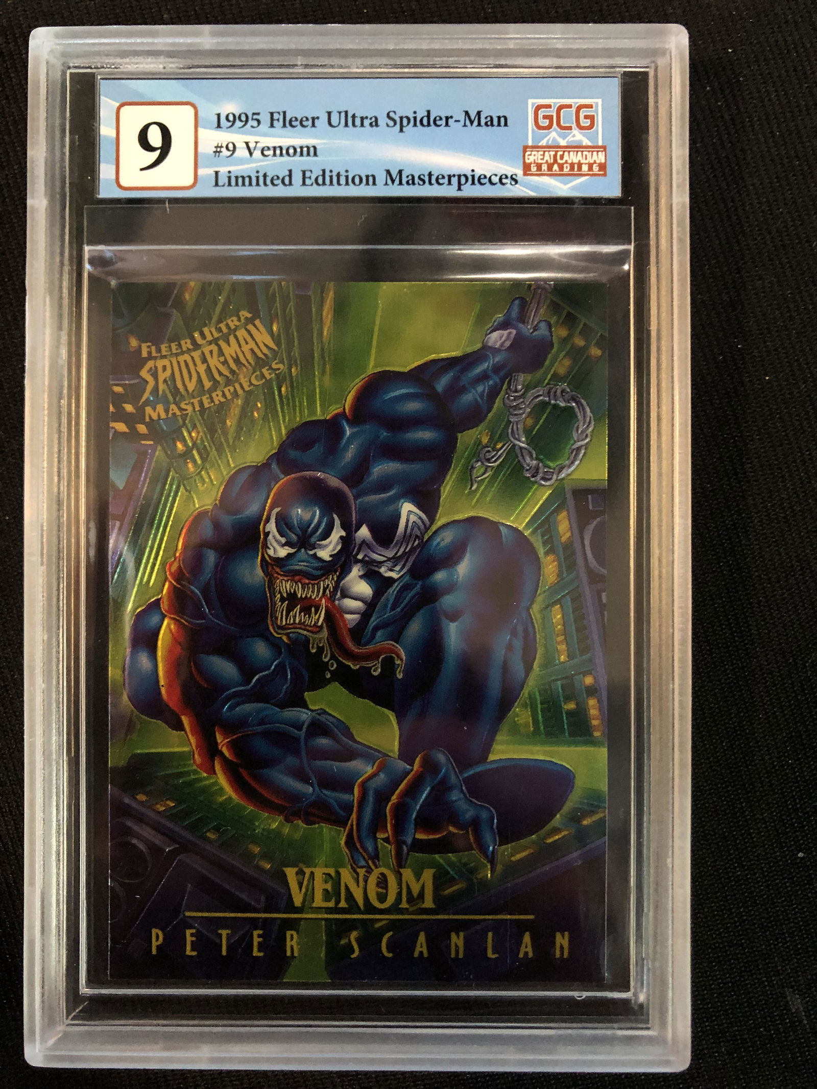 1995 FLEER ULTRA SPIDER-MAN VENOM LTD. EDITION MASTERPIECE (GCG 9) (1 of 1)