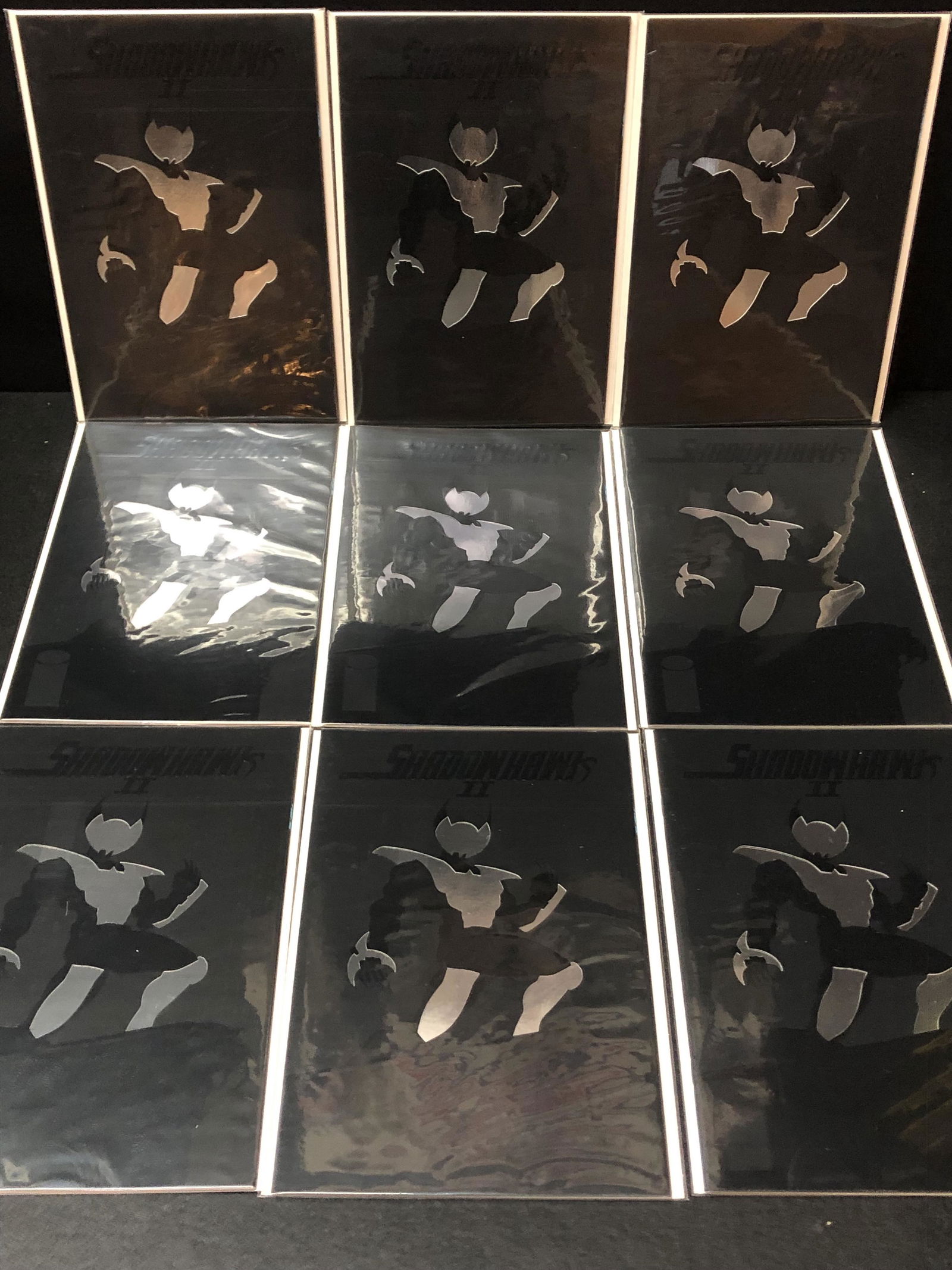 IMAGE COMICS SHADOWHAWK 2 COMIC BOOK LOT FOIL COVERS) (1 of 2)