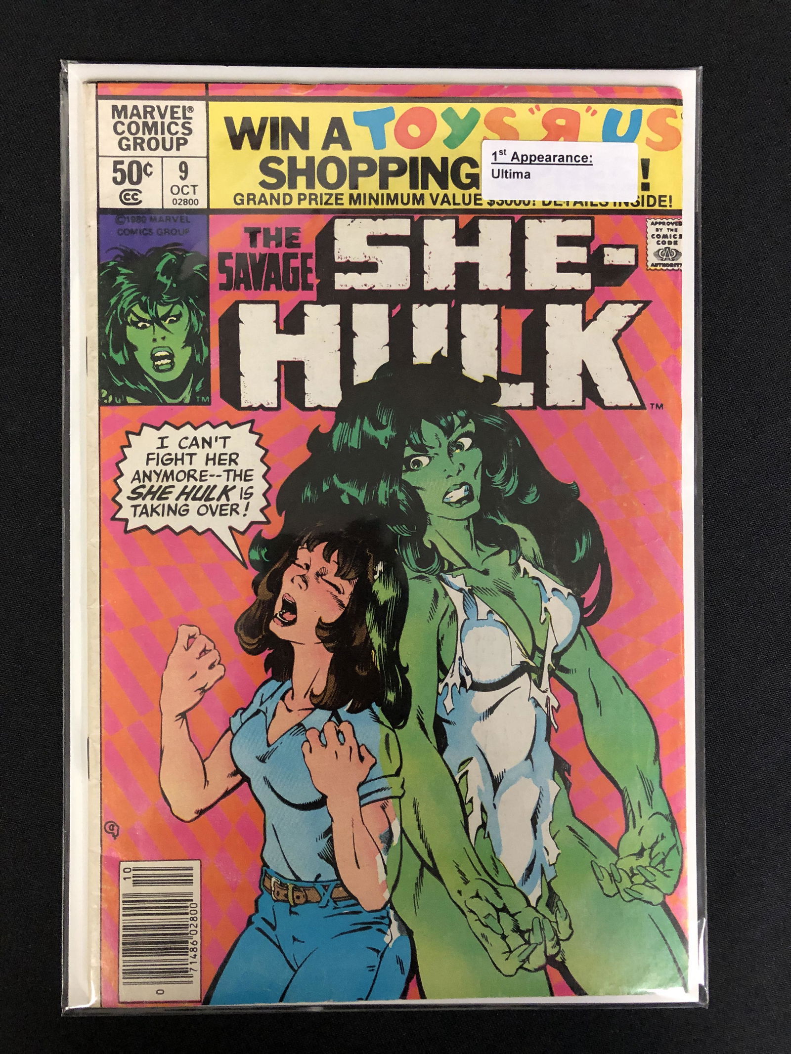 MARVEL COMICS SHE HULK NO.9 (FIRST APPEARANCE ULTIMA) (1 of 1)