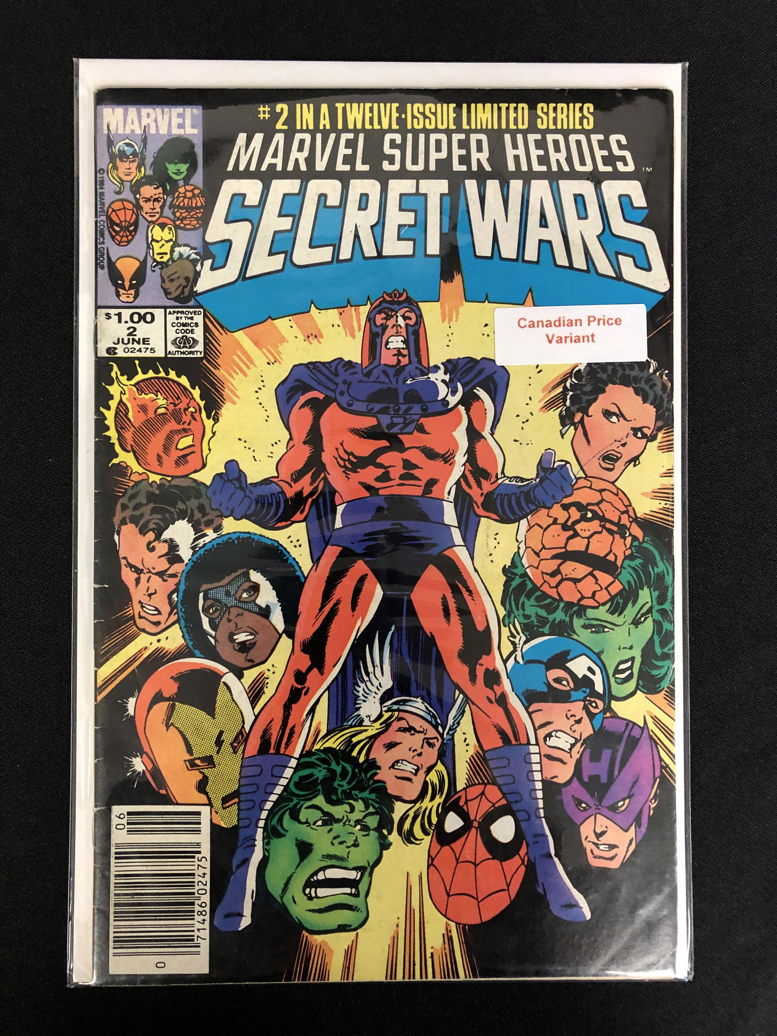 MARVEL COMICS SECRET WARS NO.2 (CANADIAN PICE VARIANT) (1 of 1)