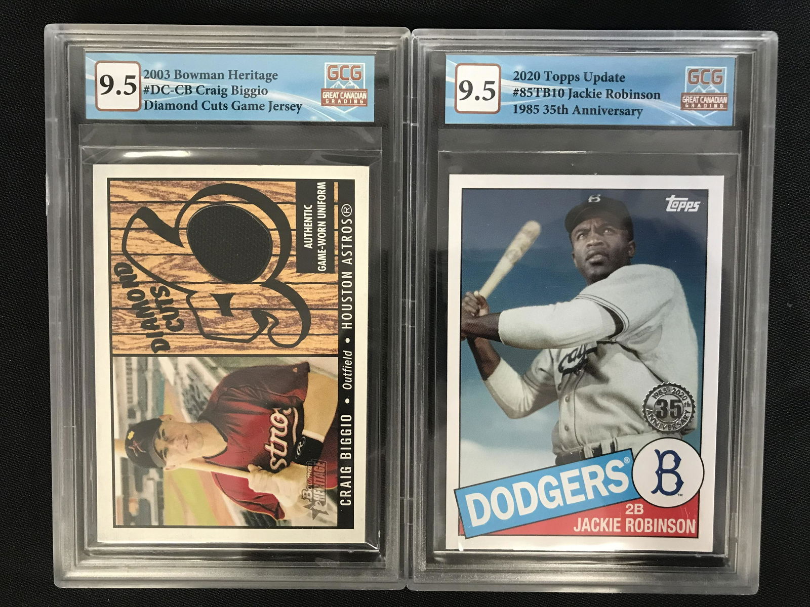 GCG HIGH GRADE BASEBALL CARD LOT (1 of 1)