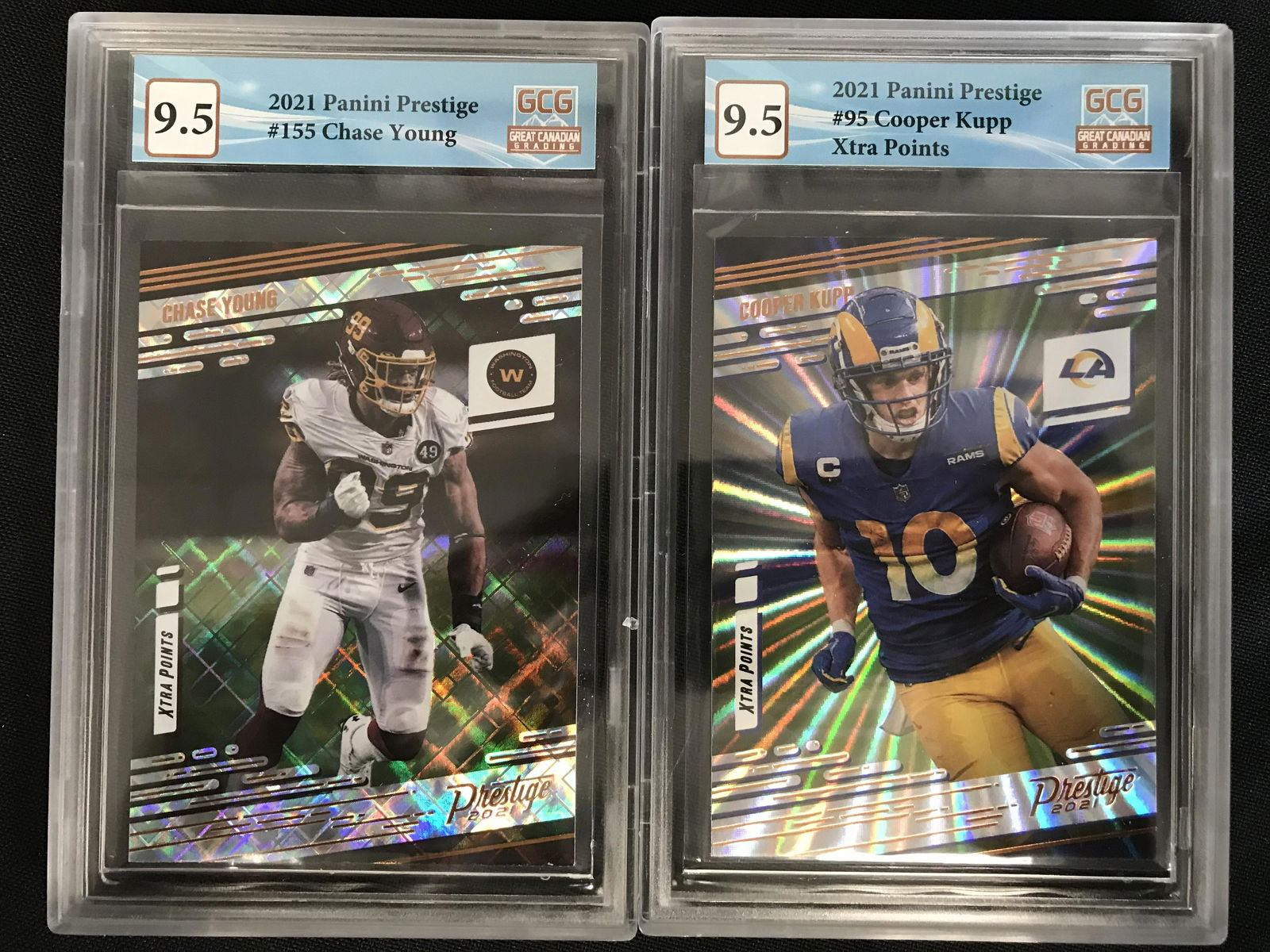 NFL HIGH GRADE ROOKIE CARD LOT (GCG 9.5) (1 of 1)