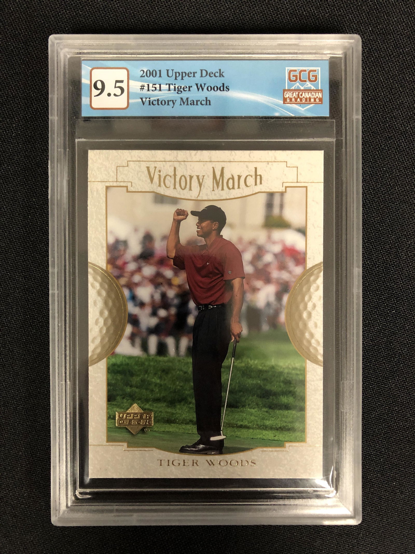 2001 UPPER DECK TIGER WOODS (GCG 9.5) (1 of 2)