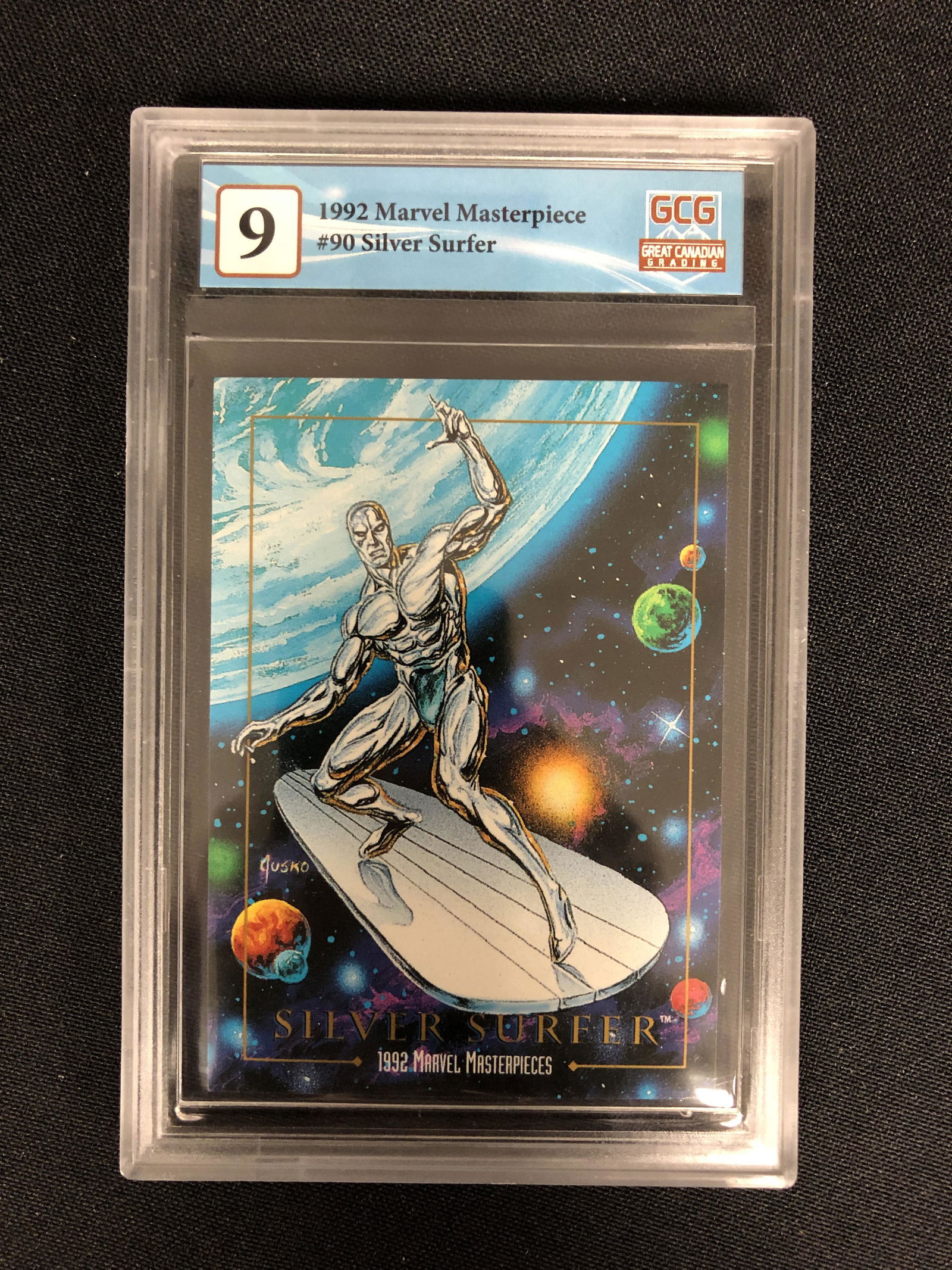 1992 MARVEL MASTERPIECE SILVER SURFER (GCG 9) (1 of 2)